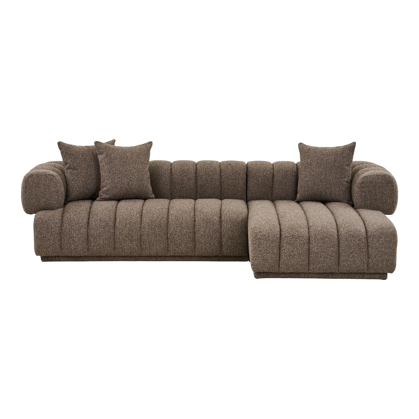 House Nordic - Loungebank Bruin Rechts - 168x114x69cm - Aurora
