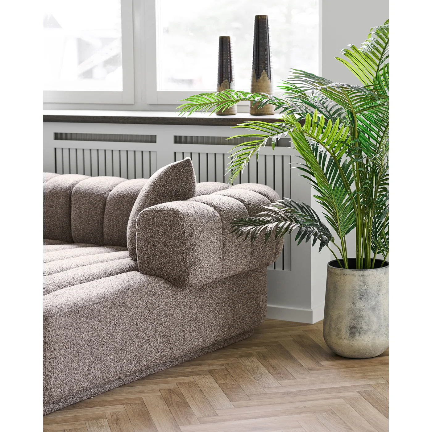 House Nordic - Loungebank Bruin Rechts - 168x114x69cm - Aurora - Image 7