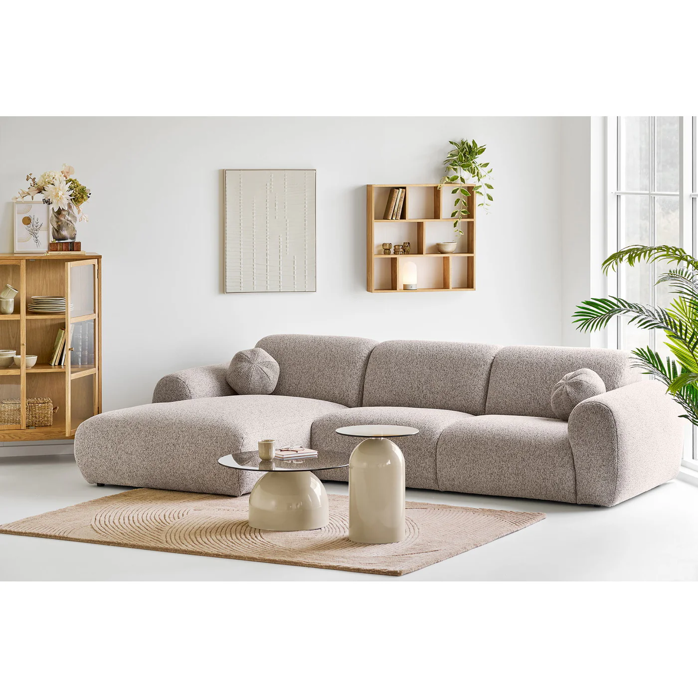 House Nordic - Loungebank Grijs Links - 180x120x78cm - Clyde - Image 2