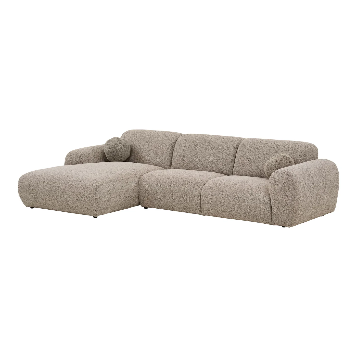 House Nordic - Loungebank Grijs Links - 180x120x78cm - Clyde - Image 3