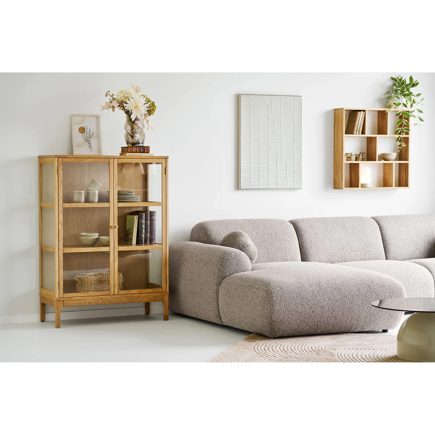 House Nordic - Loungebank Grijs Links - 180x120x78cm - Clyde - Image 8