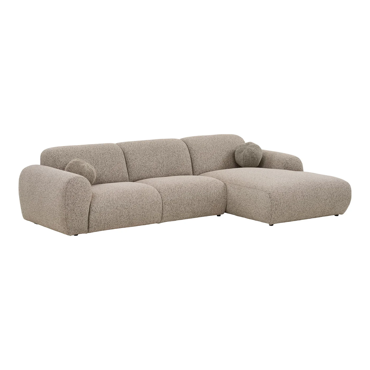 House Nordic - Loungebank Grijs Rechts - 180x120x78cm - Clyde - Image 3