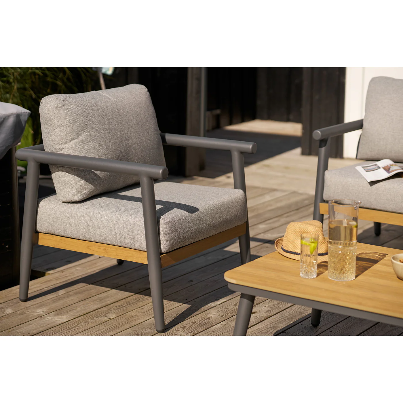 House Nordic - Loungeset Antraciet|Grijs - Comillas - Image 6