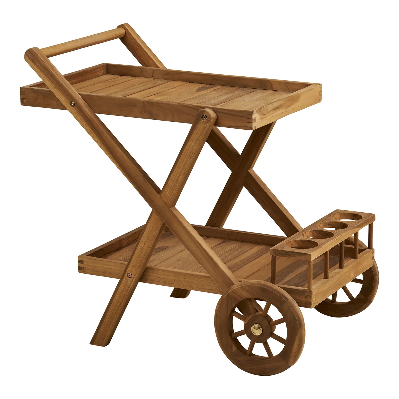House Nordic - Trolley Naturel Hout - 50x86x81cm - Pasaku - Image 4