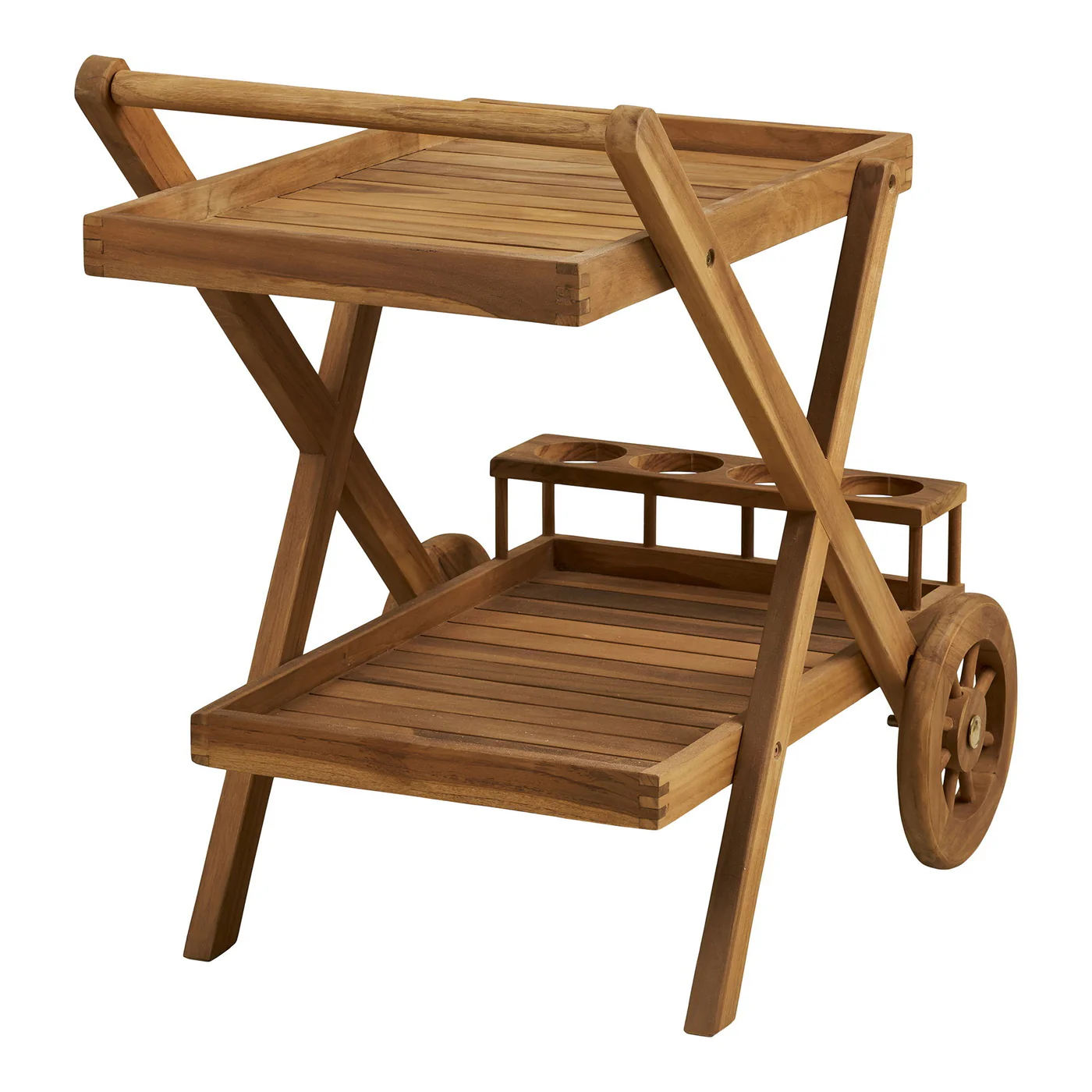 House Nordic - Trolley Naturel Hout - 50x86x81cm - Pasaku - Image 5