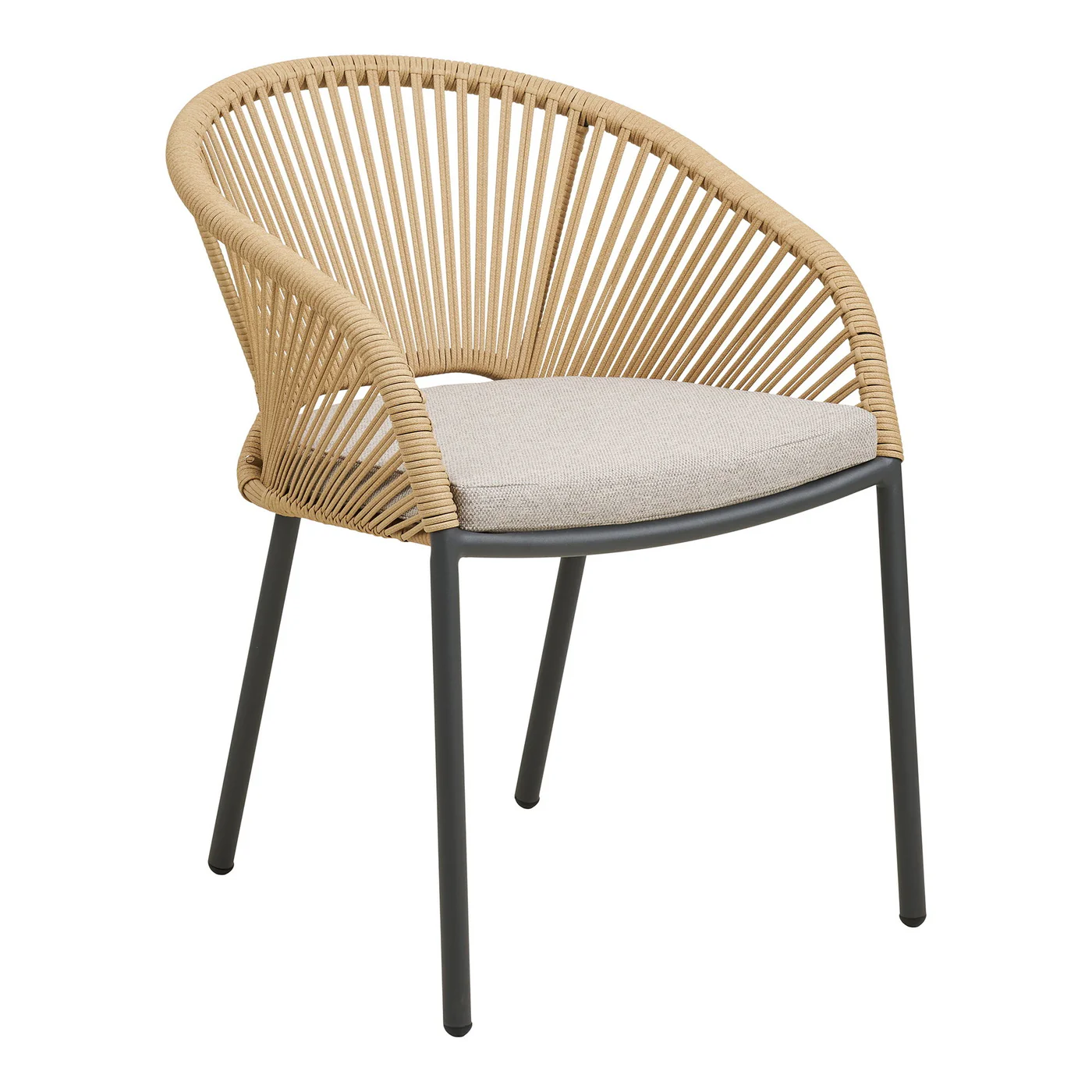 House Nordic - Tuinstoel Beige|Zand - Novella - Set van 2