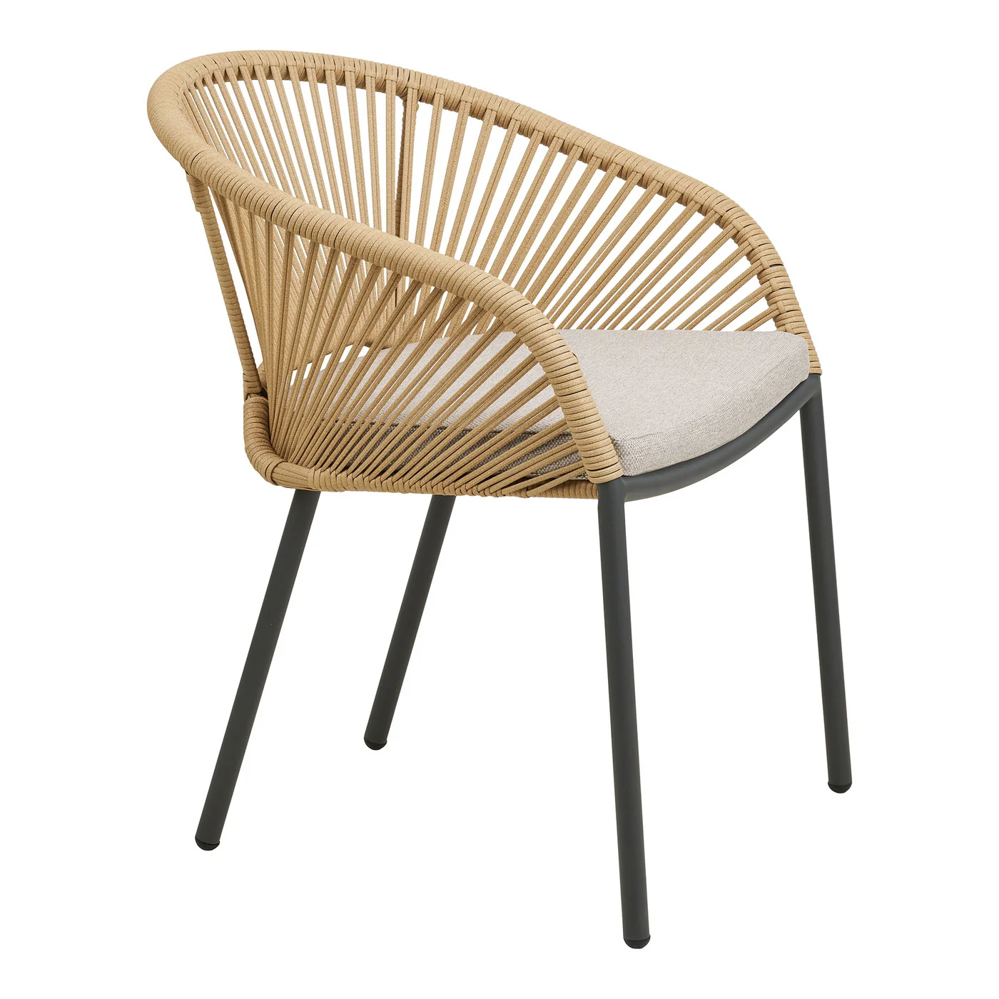 House Nordic - Tuinstoel Beige|Zand - Novella - Set van 2 - Image 4