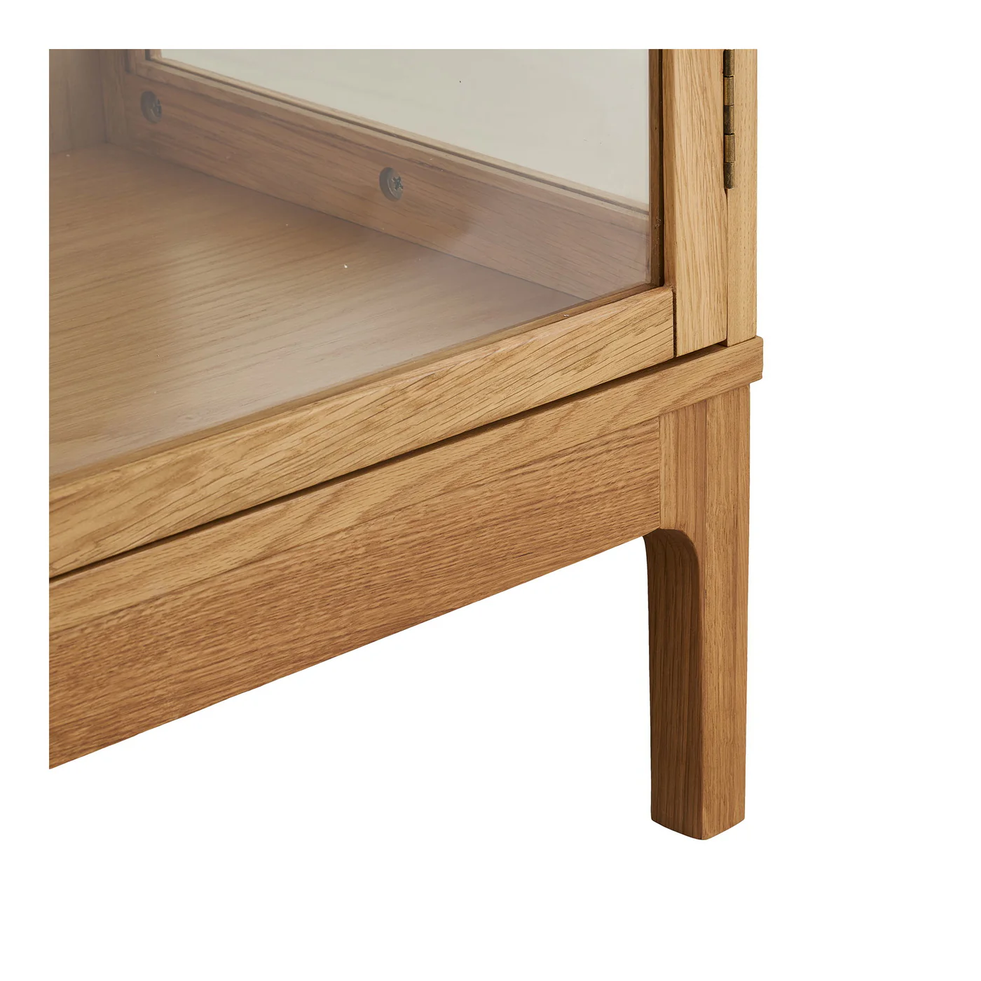 House Nordic - Vitrinekast Naturel Hout - 47x40x180cm - Zamora - Image 7