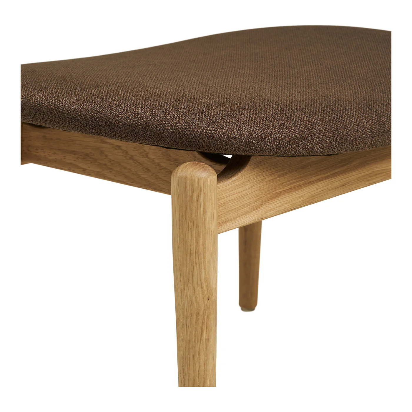 House Nordic - Voetenbank Bruin Stof - 54x38x43cm - Olvera - Image 5