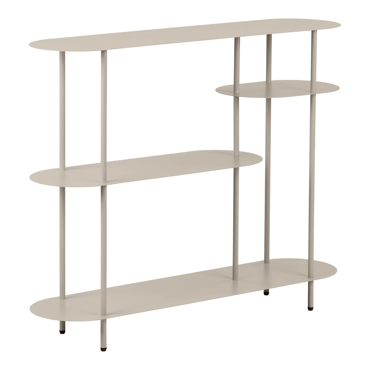 House Nordic - Wandkast Metaal Zand - 4-Planken - 118x31x97cm - Rieti - Image 3