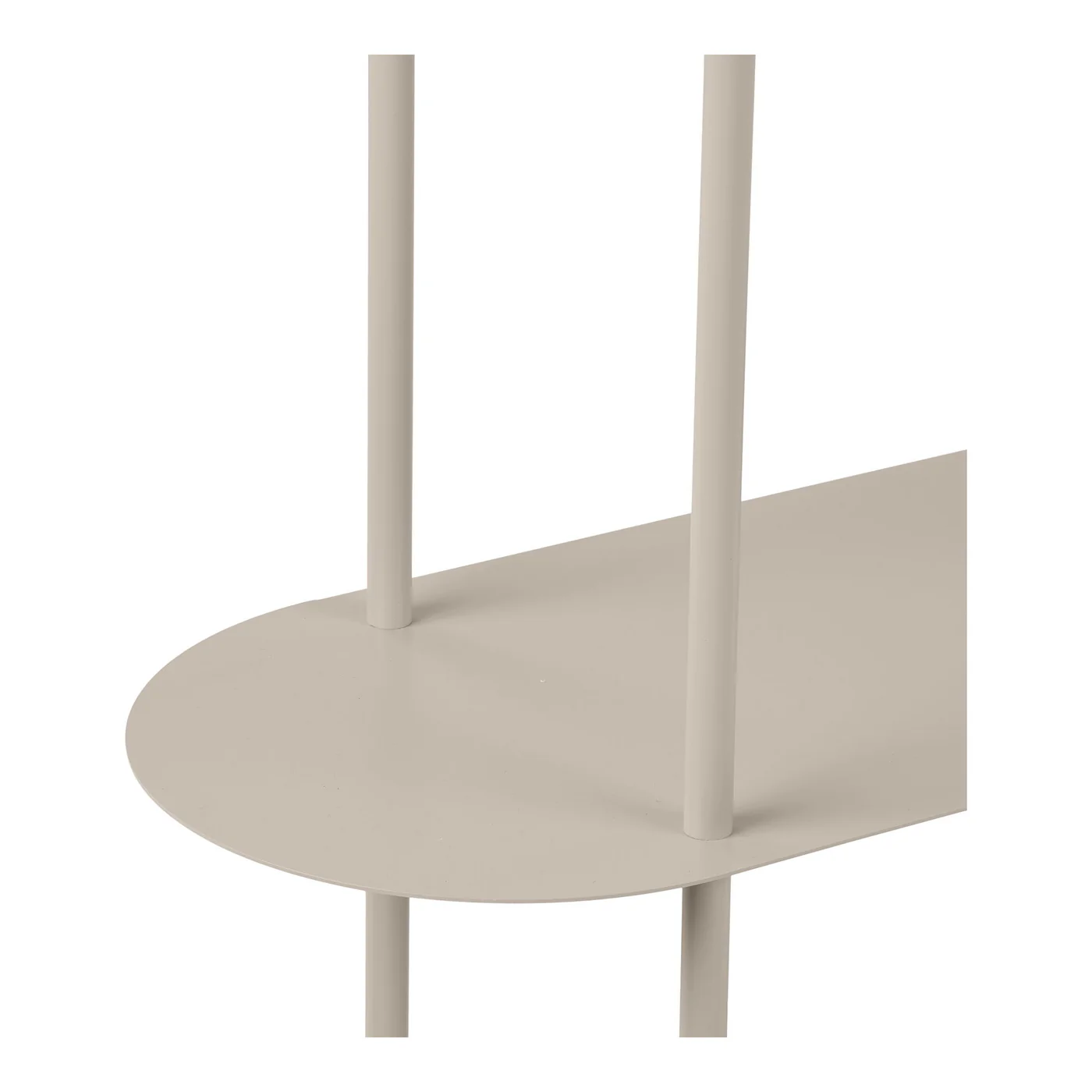 House Nordic - Wandkast Metaal Zand - 4-Planken - 118x31x97cm - Rieti - Image 4