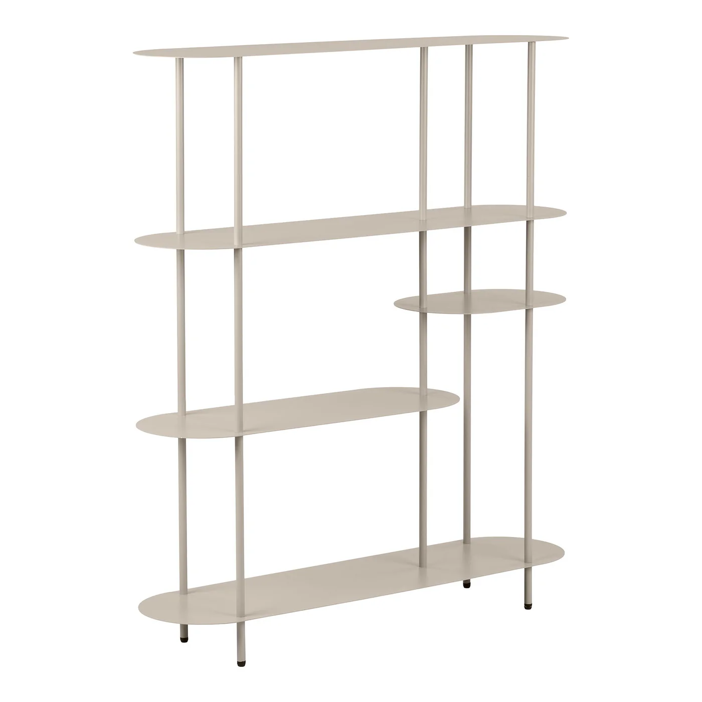 House Nordic - Wandkast Metaal Zand - 5-Planken - 118x31x139cm - Rieti - Image 3