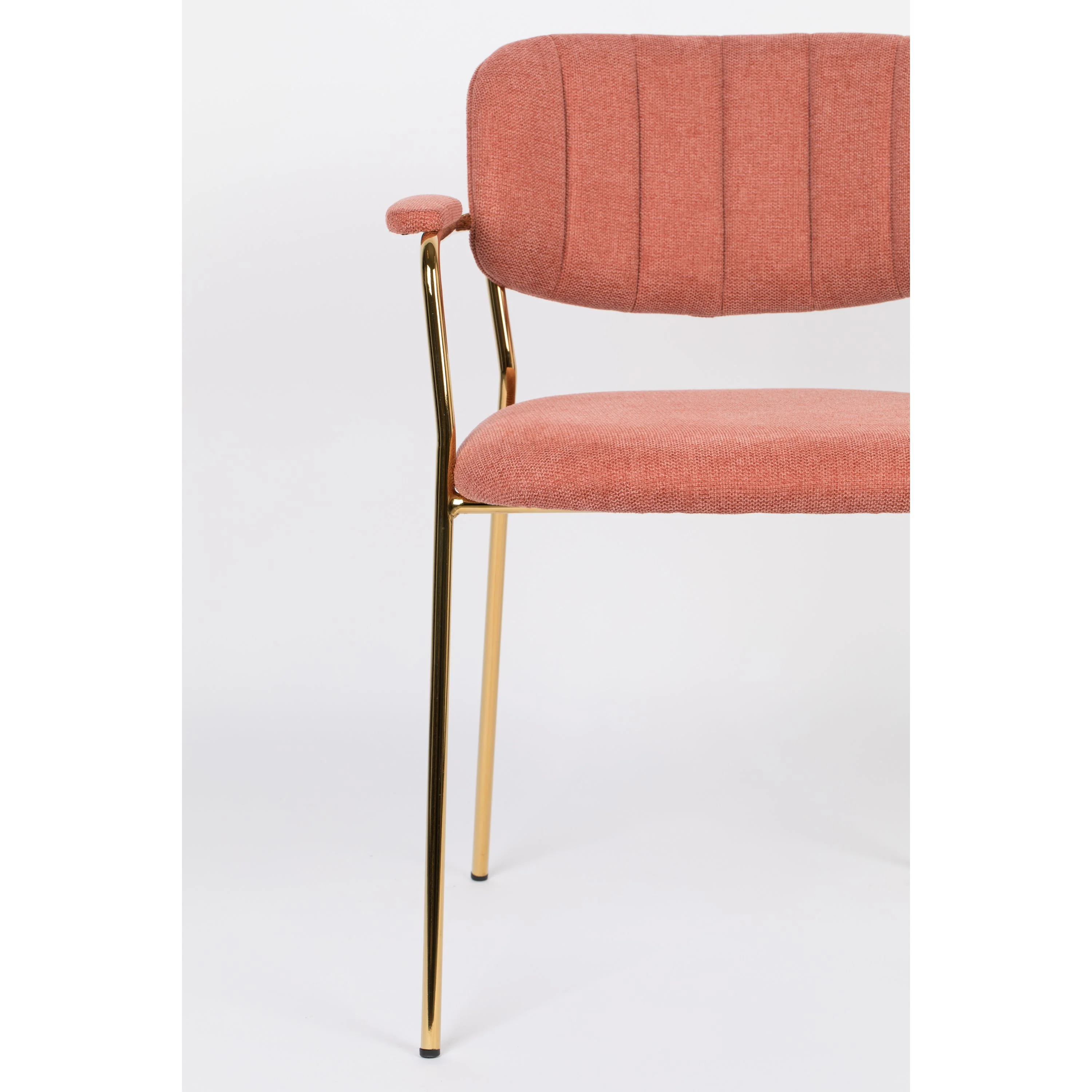 Housecraft Jolien Eetkamerstoelen Goud|Roze - Set van 2 - Image 7