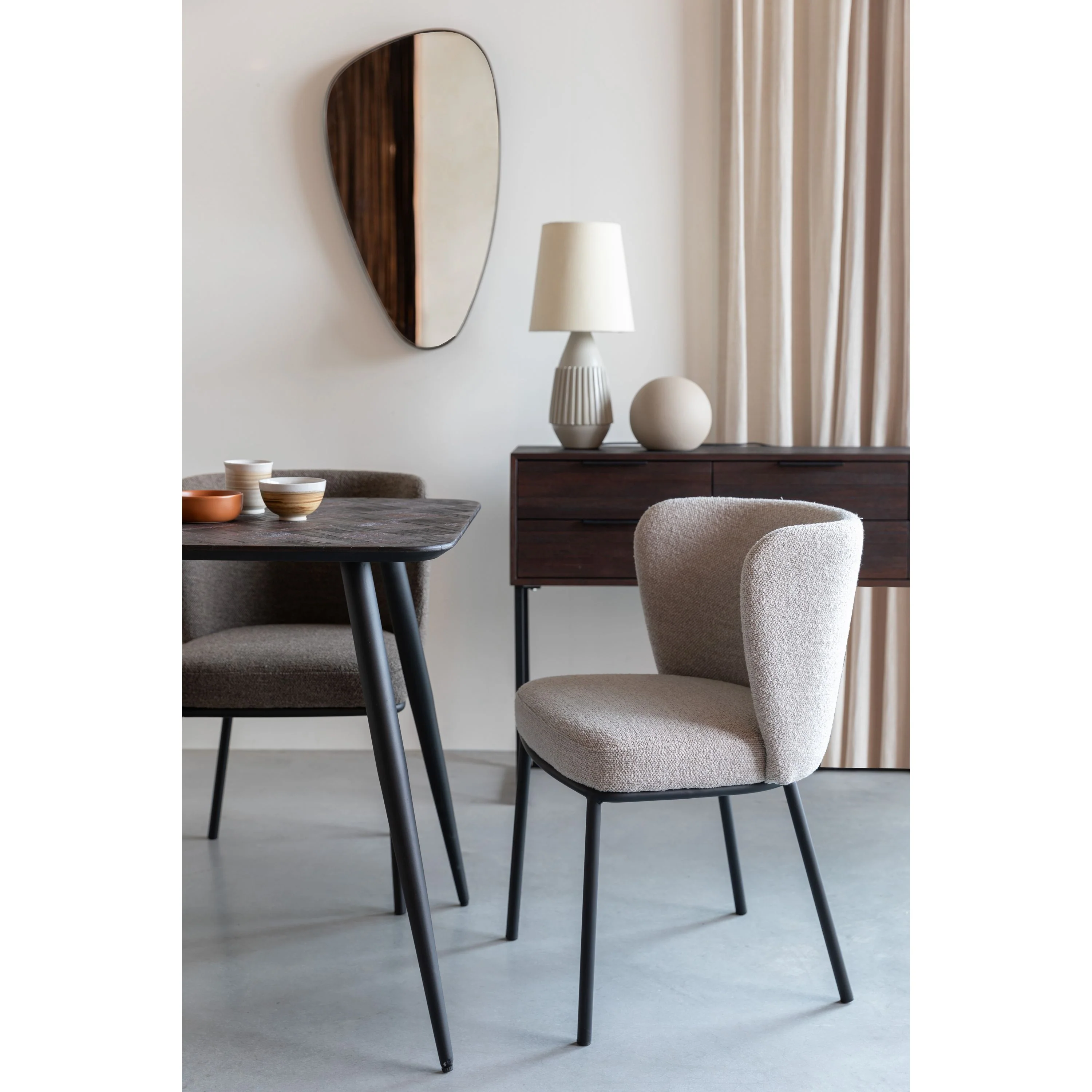 Housecraft Living Guus Eetkamerstoelen Bruin - Set van 2 - Image 2