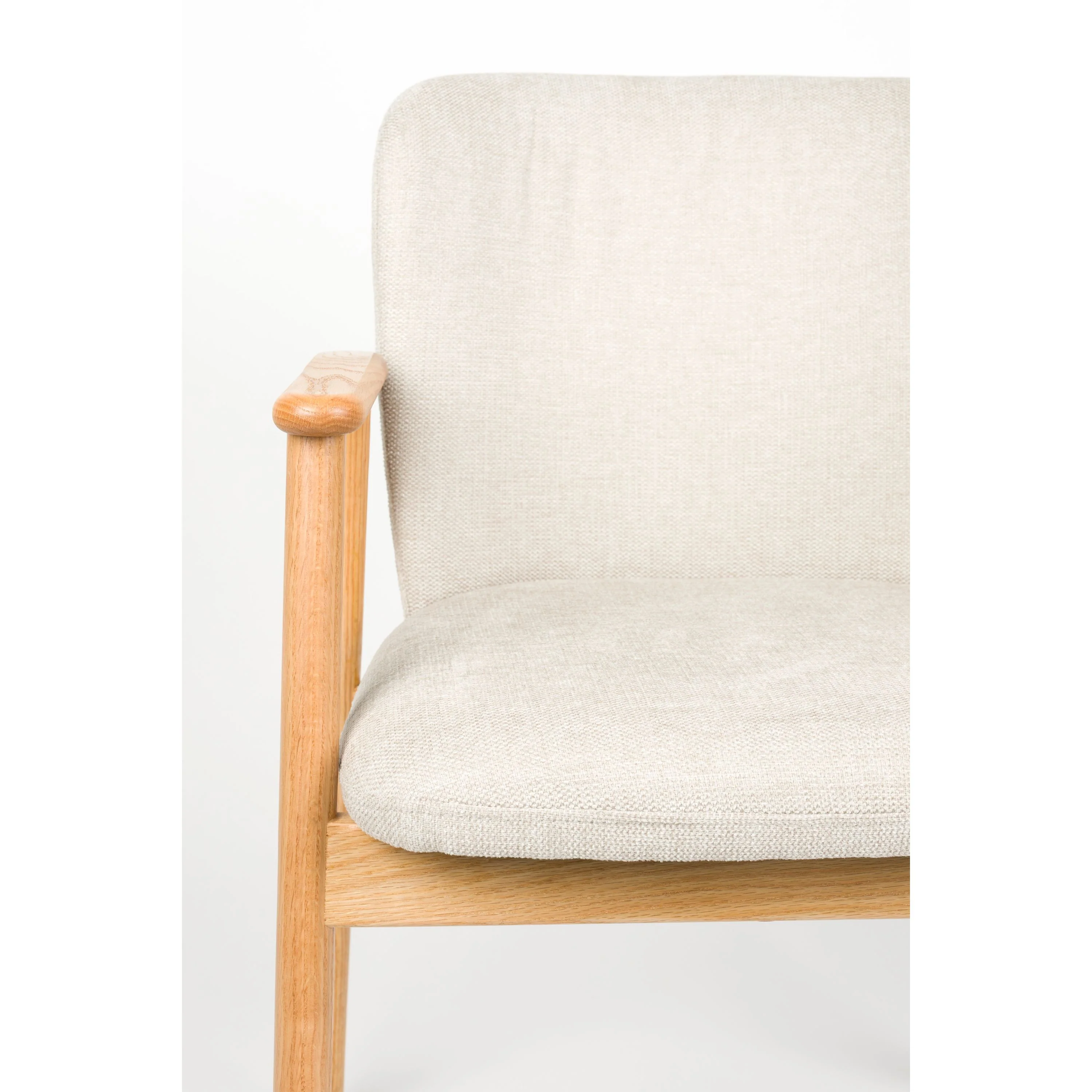 Housecraft Living Kenna Eetkamerstoelen Beige - Set van 2 - Image 6