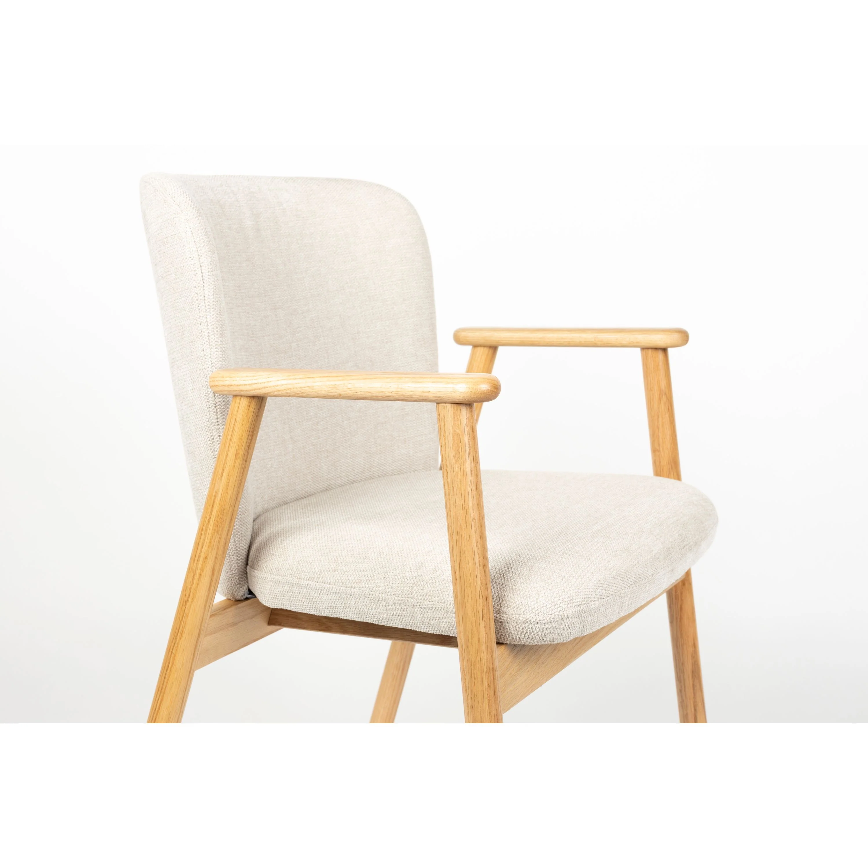 Housecraft Living Kenna Eetkamerstoelen Beige - Set van 2 - Image 7