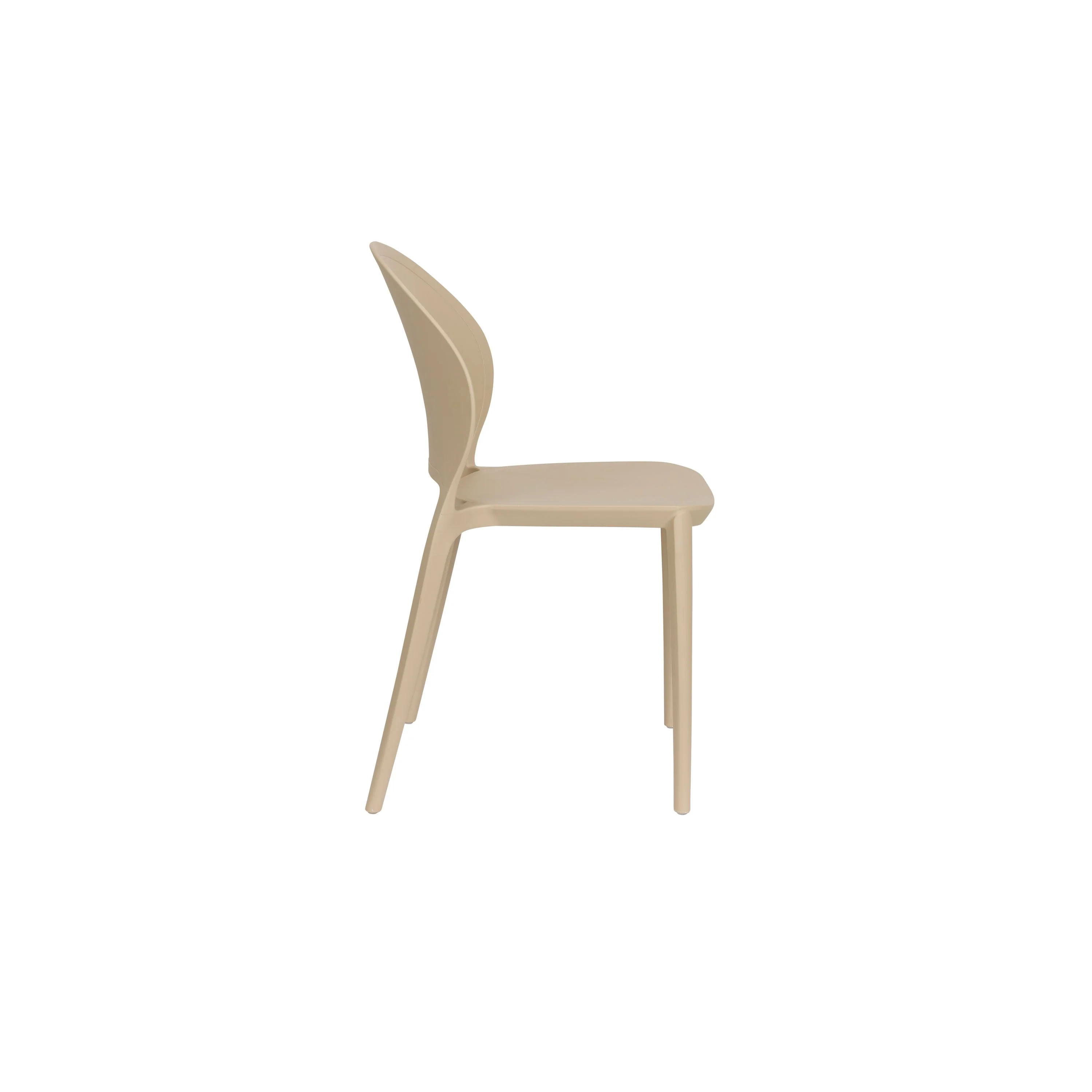Housecraft Sjoerd Tuinstoelen Kunststof Beige - Set van 4 - Image 4
