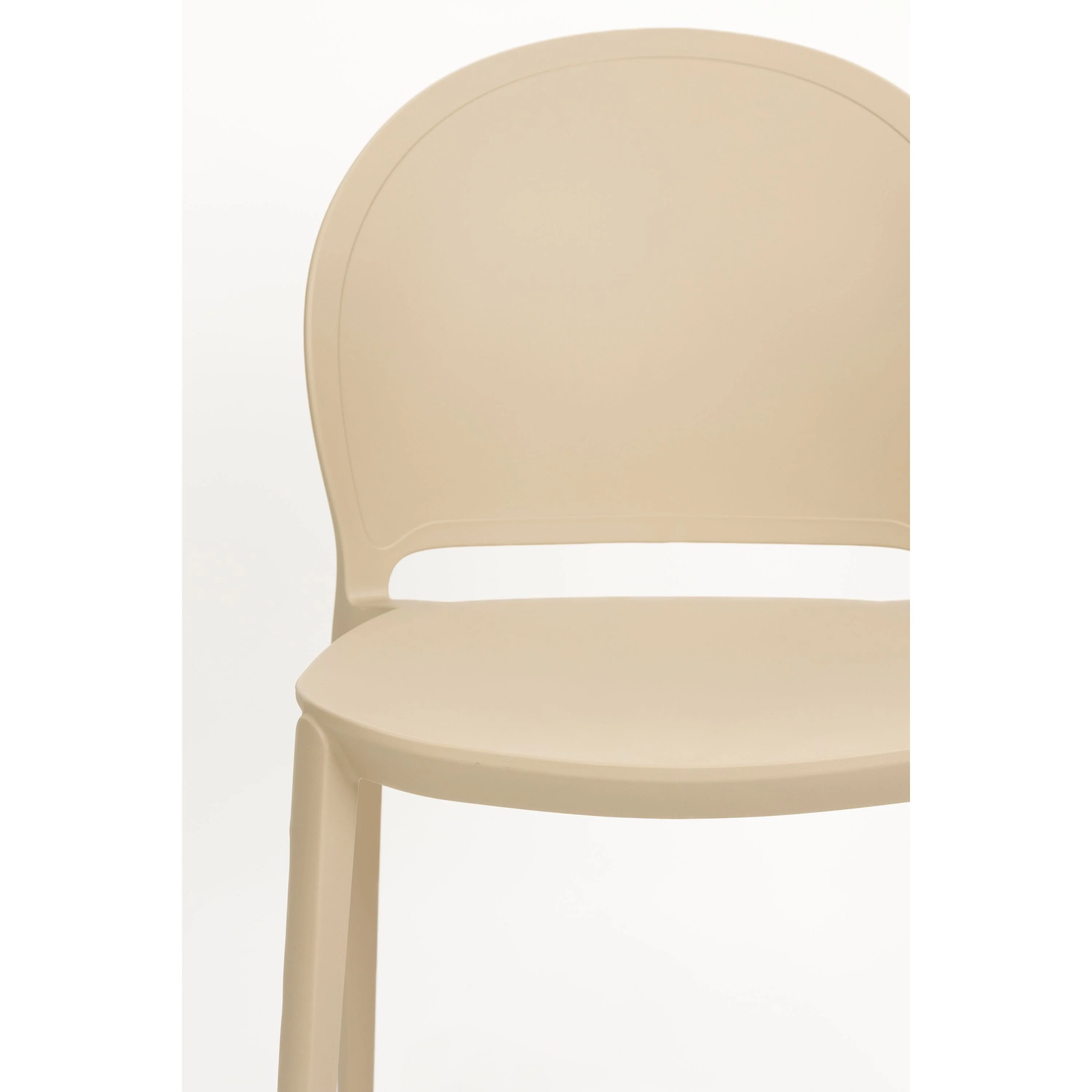 Housecraft Sjoerd Tuinstoelen Kunststof Beige - Set van 4 - Image 6
