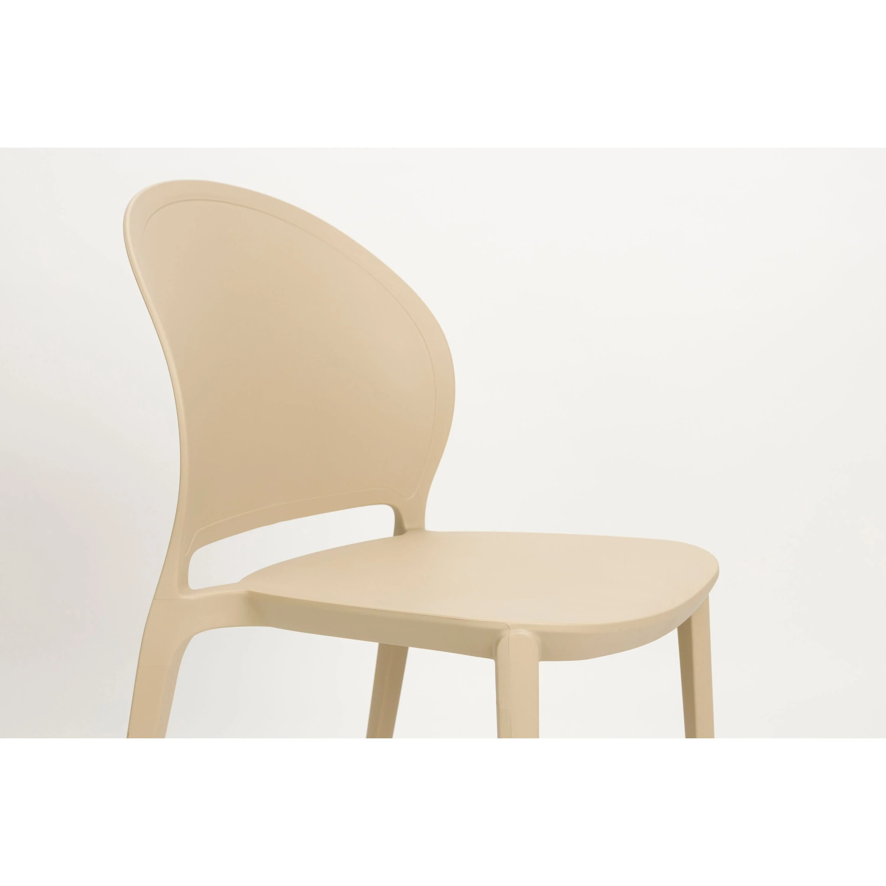 Housecraft Sjoerd Tuinstoelen Kunststof Beige - Set van 4 - Image 8