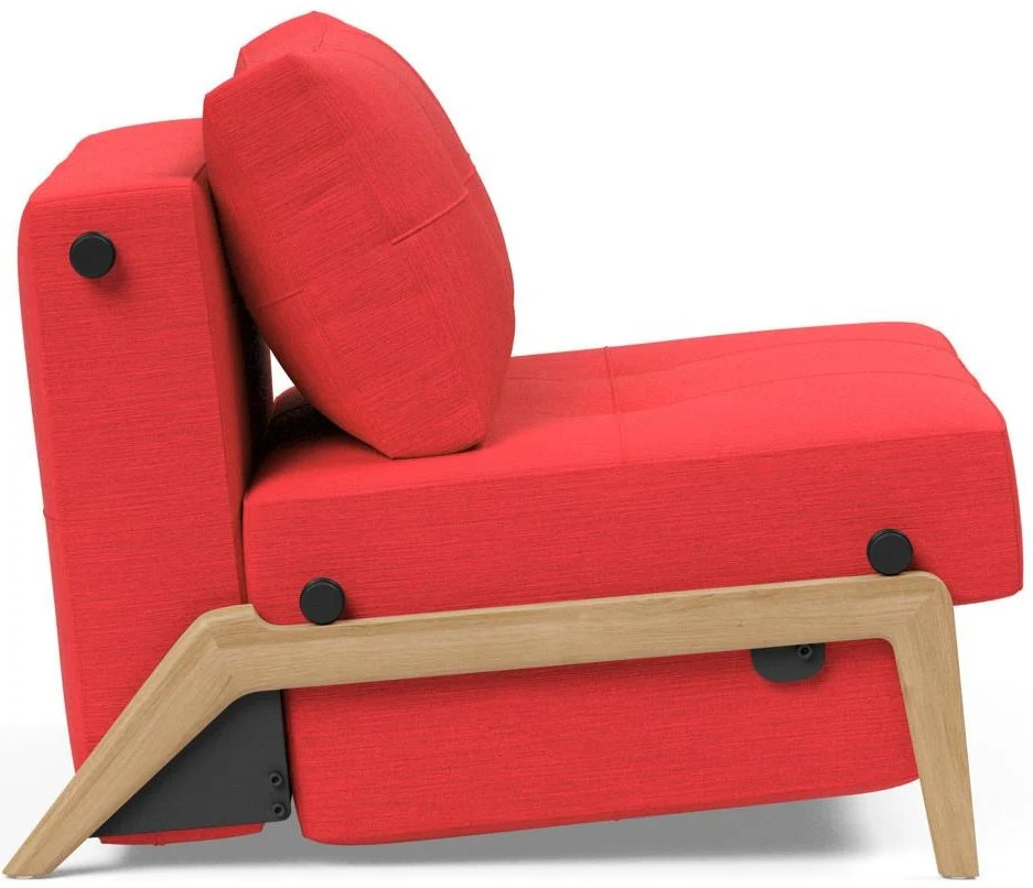 Innovation Cubed Slaapstoel Rood | Eiken - Image 9