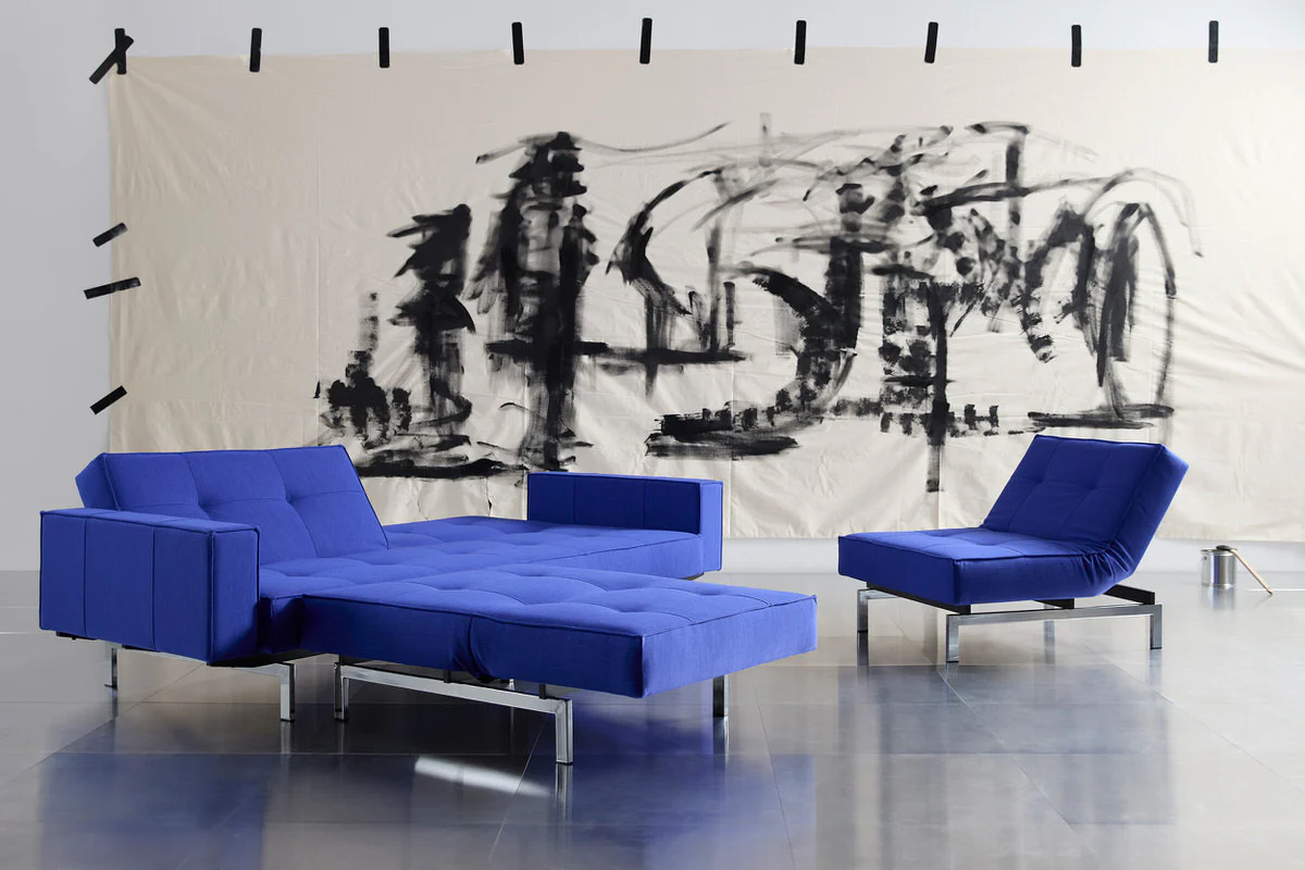 Innovation Splitback Slaapstoel Ultramarine | Chroom - Image 10