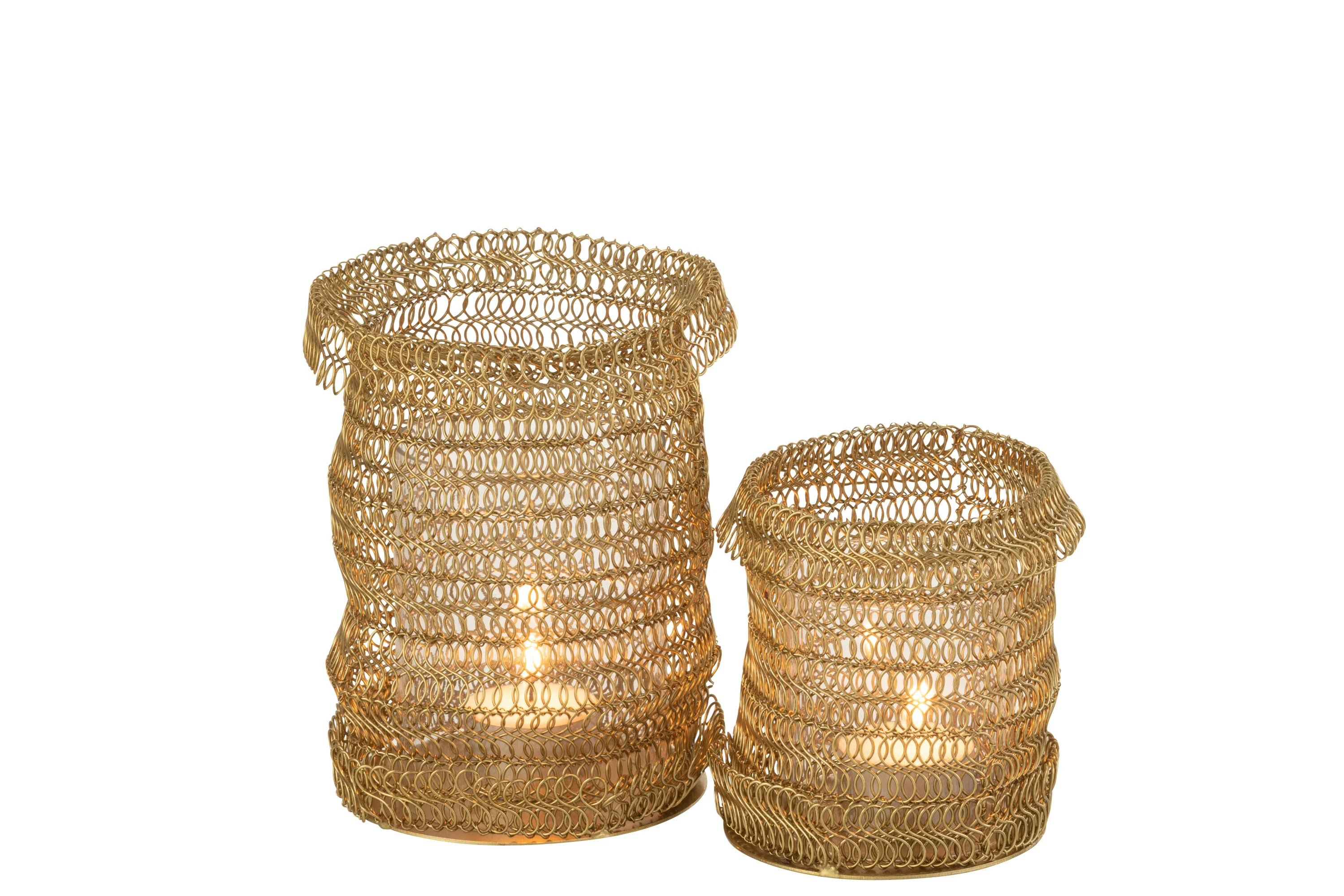 J-Line kaarshouder Net - metaal - goud - large - Image 4