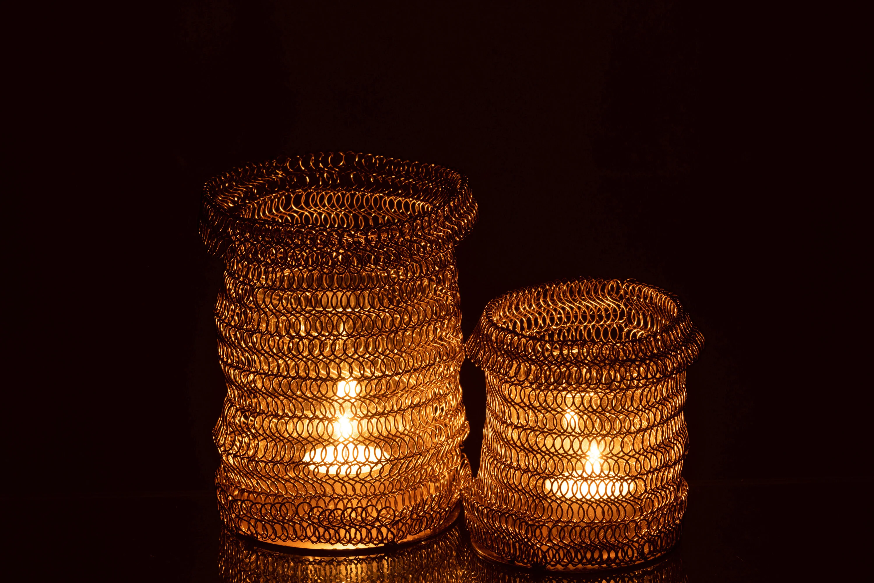 J-Line kaarshouder Net - metaal - goud - large - Image 5