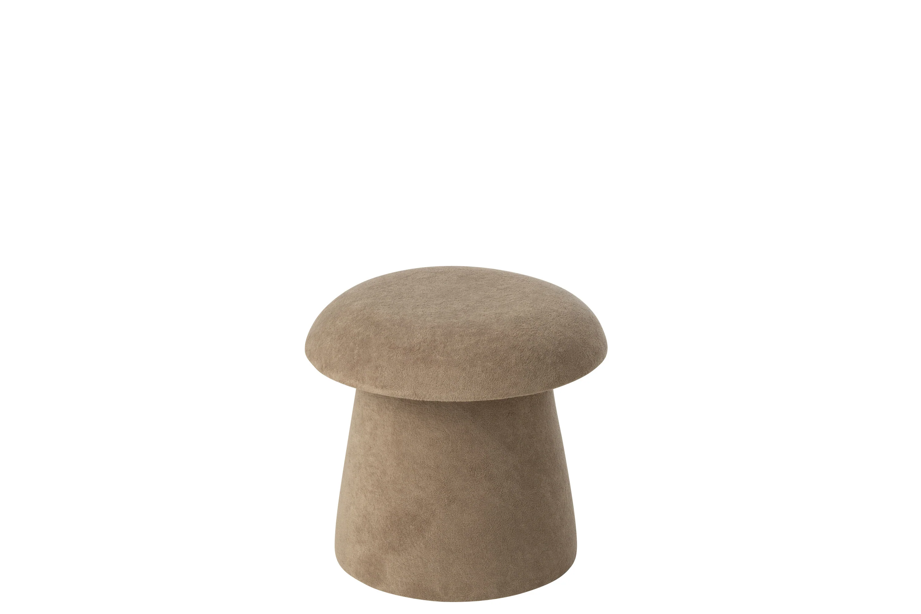 J-Line kruk Paddenstoel - hout - greige - small - Image 5