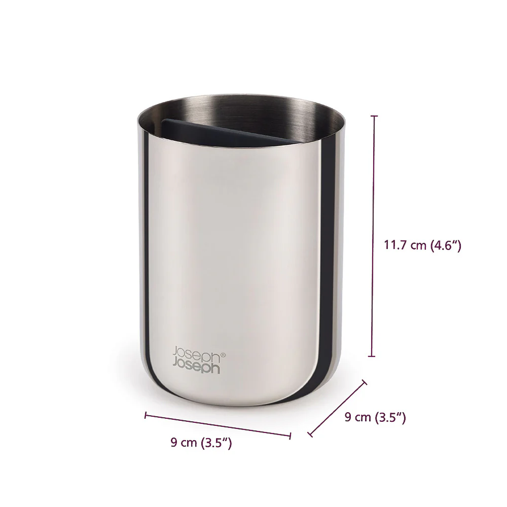 Joseph Joseph EasyStore Luxe Tandenborstelhouder S - RVS - Image 6