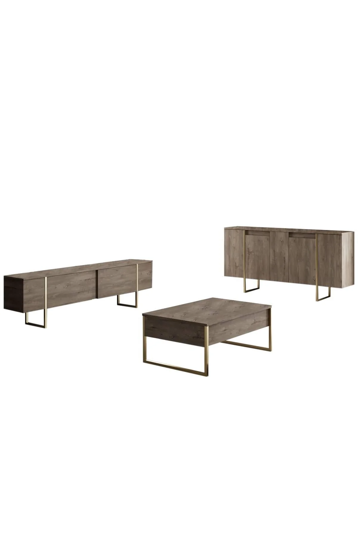 Kalune Design 3-delige woonkamerset Gizli - Image 2