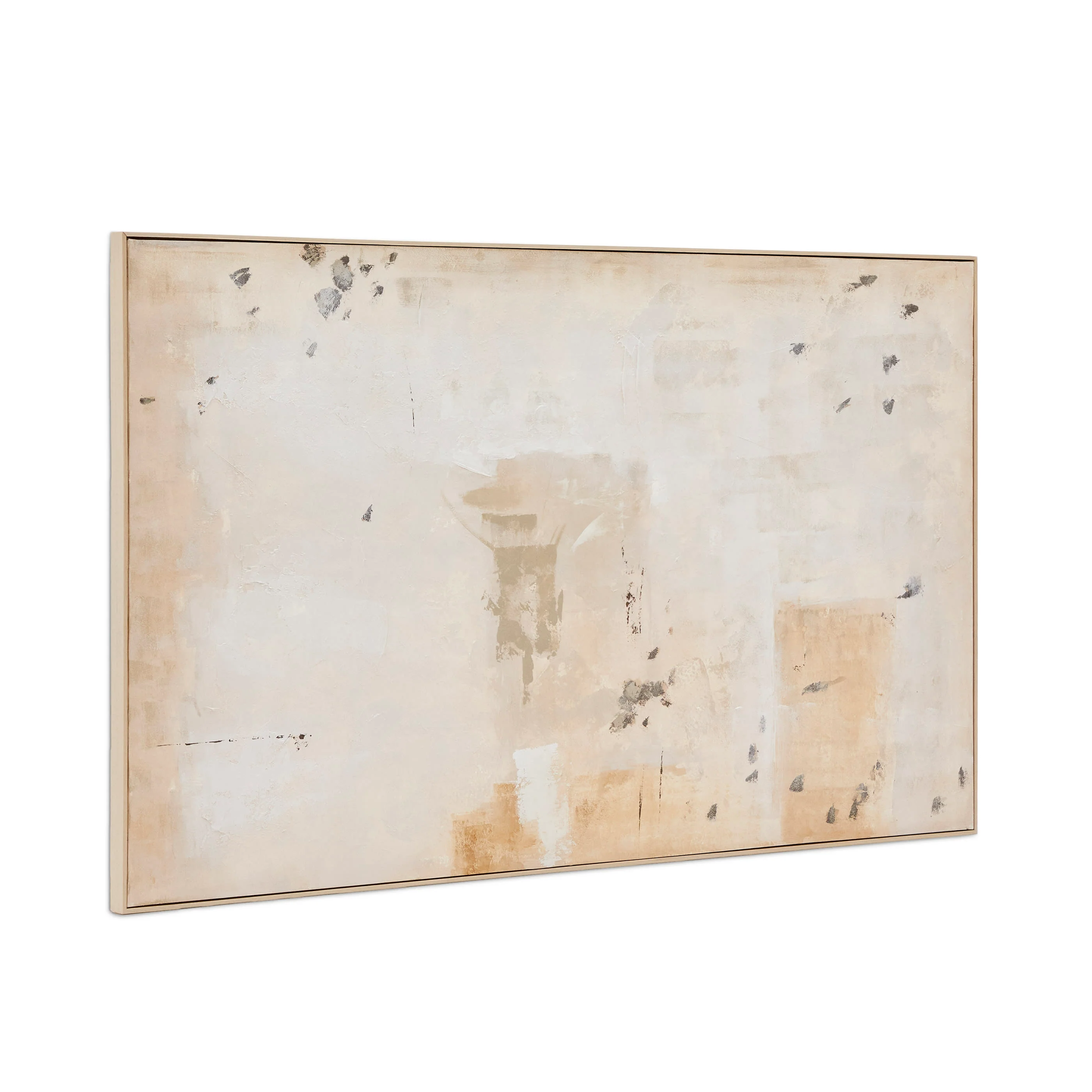 Kave Home - Abstract schilderij Silpa donkerbeige 200 x 120 cm - Image 2
