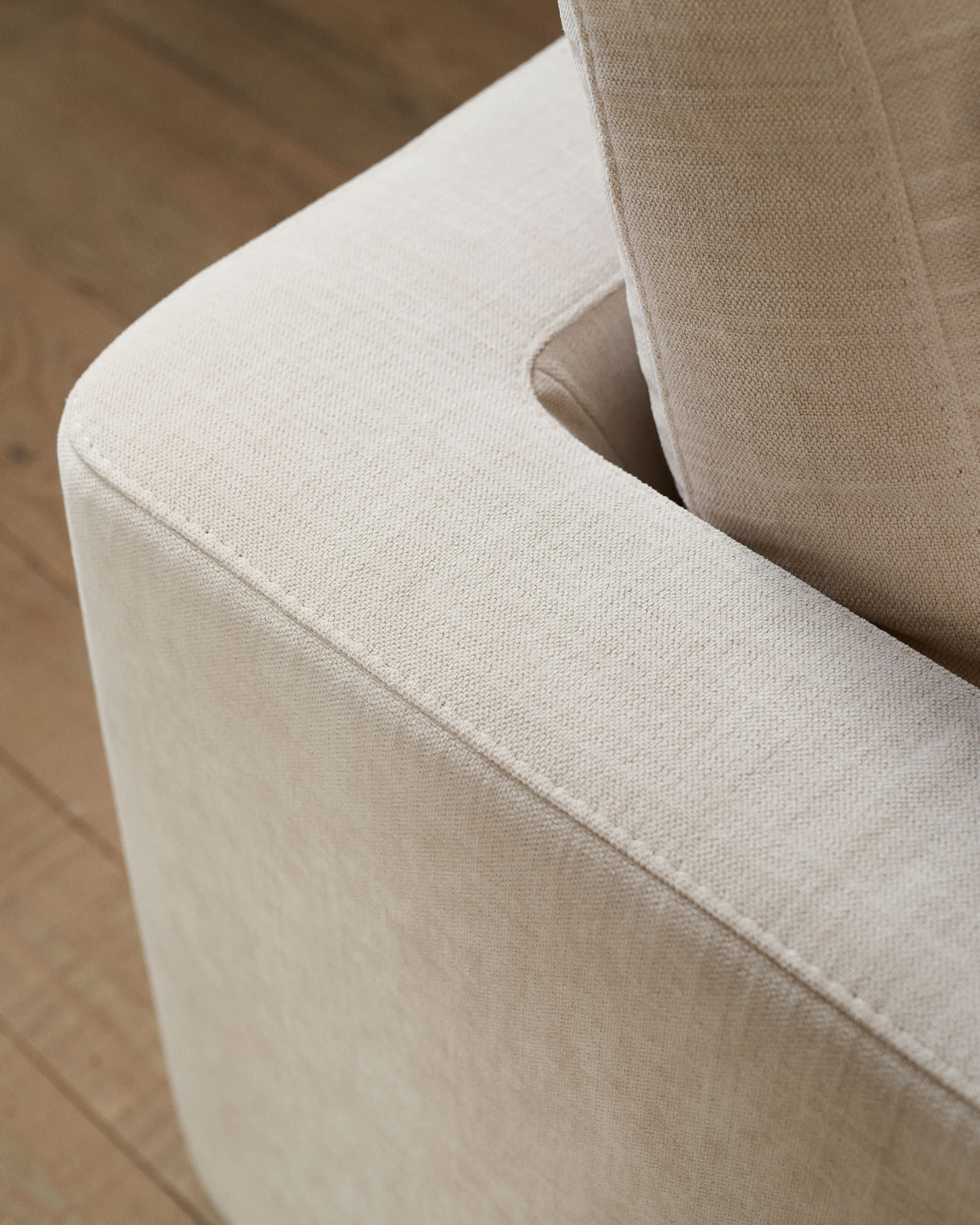 Kave Home Gala 4-zitsbank met Chaise Longue Rechts - Beige - Image 10