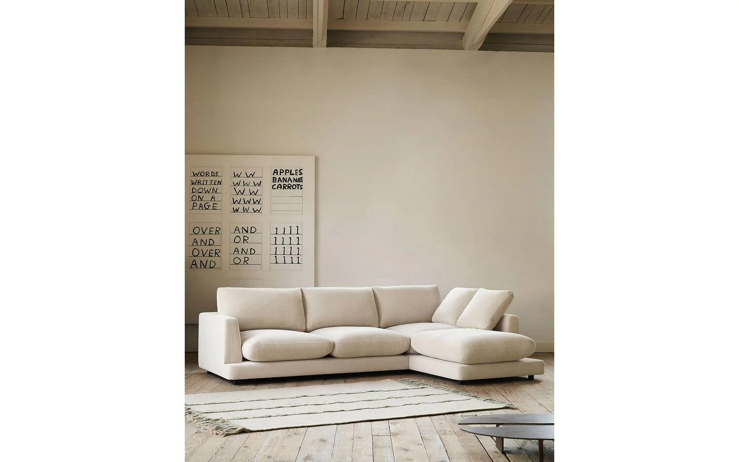 Kave Home Gala 4-zitsbank met Chaise Longue Rechts - Beige - Image 2