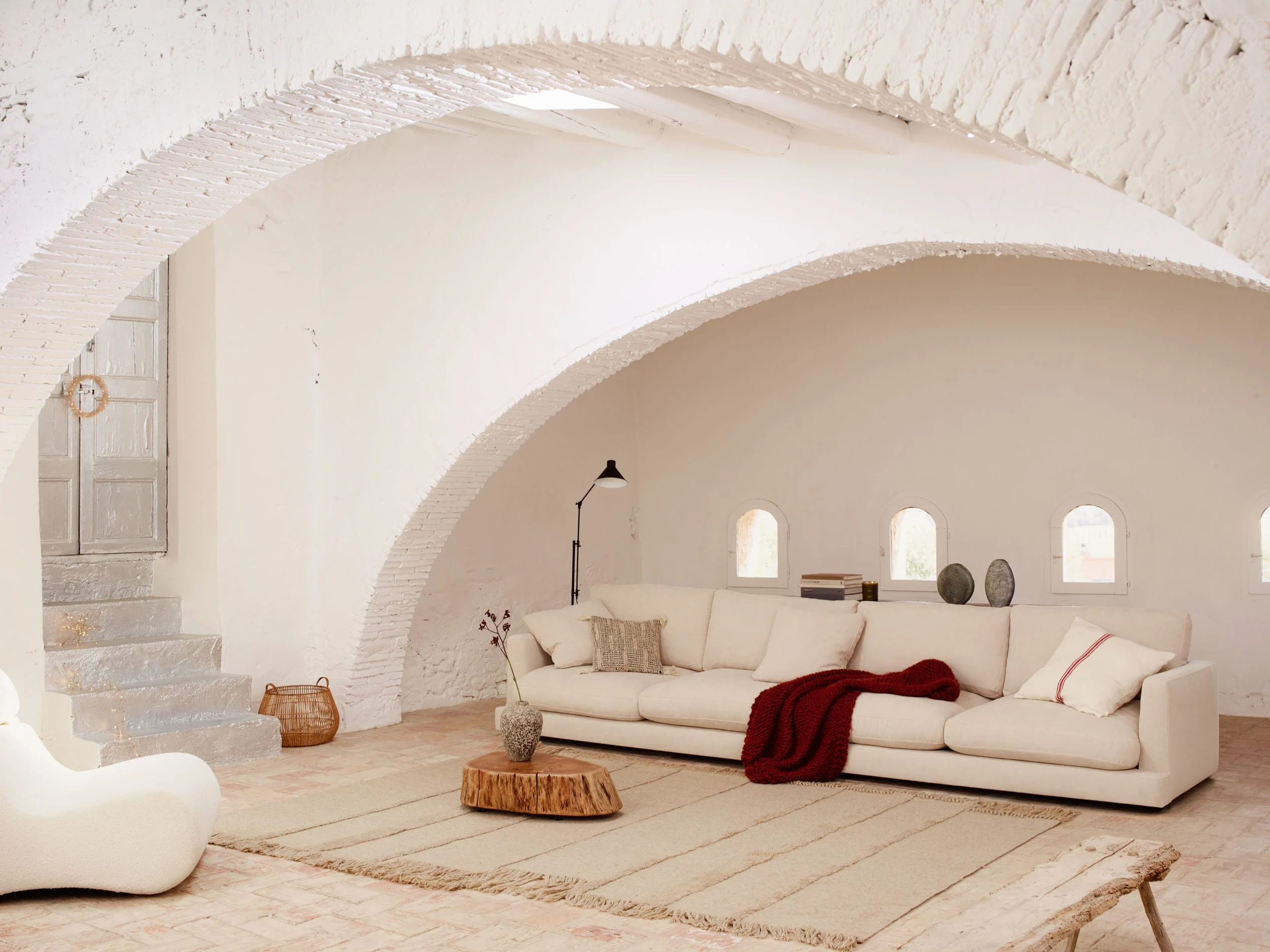 Kave Home Gala 4-zitsbank met Chaise Longue Rechts - Beige - Image 7