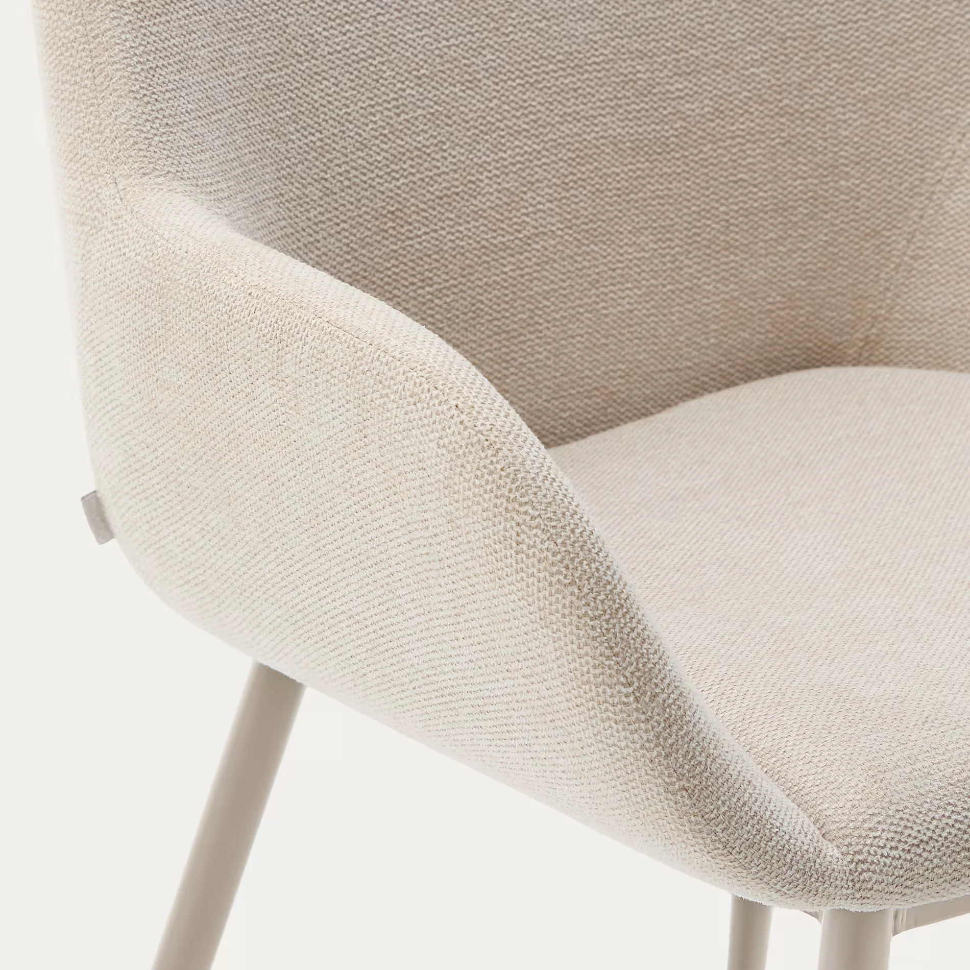 Kave Home Konna Eetkamerstoel - Beige / Beige - Image 5