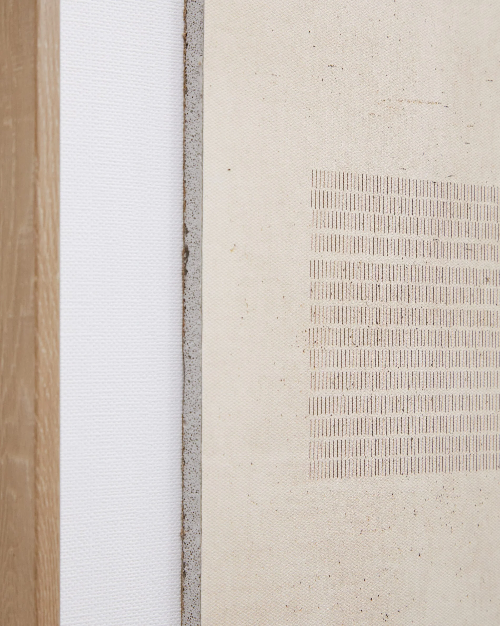Kave Home - Schilderij Sormina met bruine strepen in het midden 30 x - Image 3