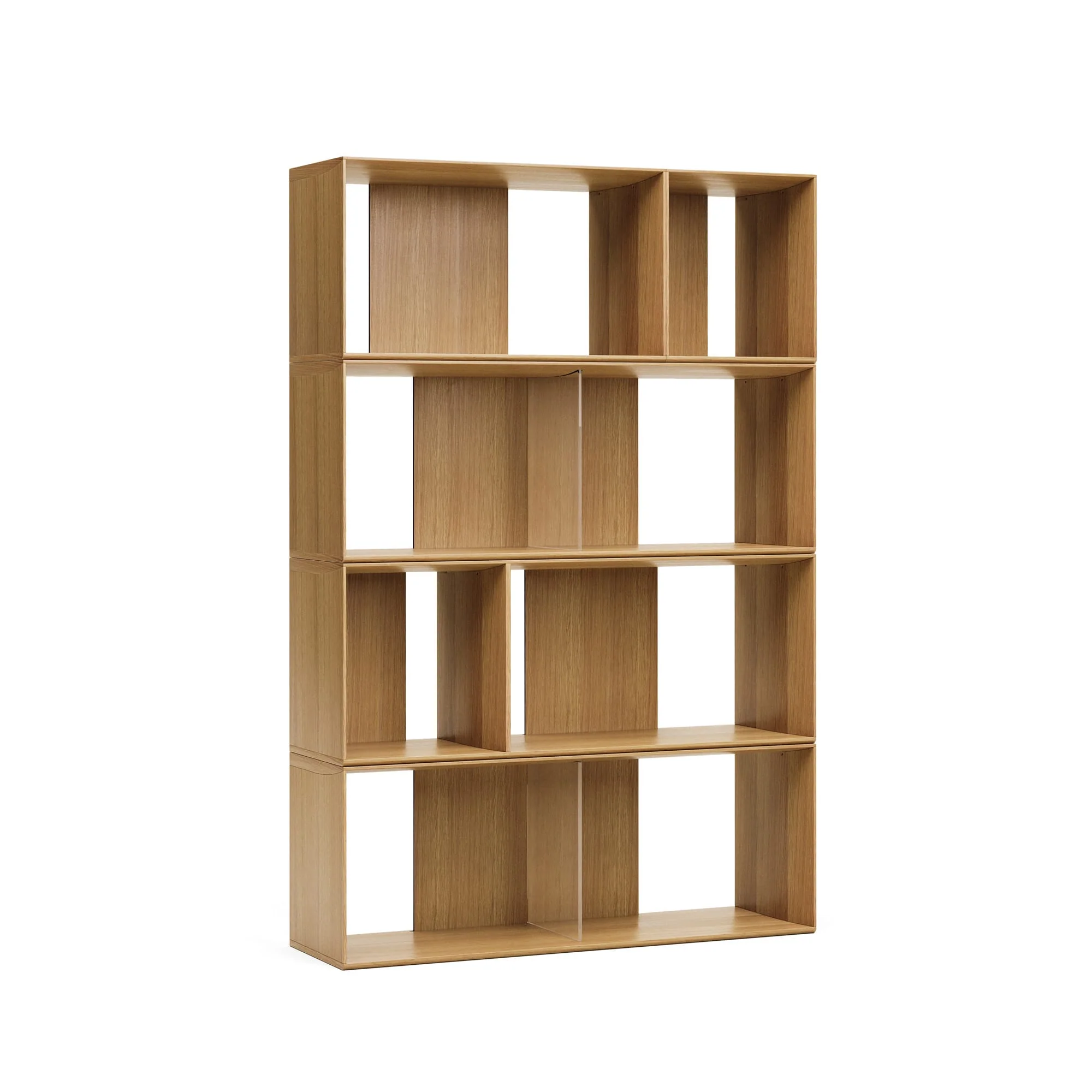 Kave Home - Set Litto van 6 modulaire planken in eikenfineer 101 x 152 - Image 4