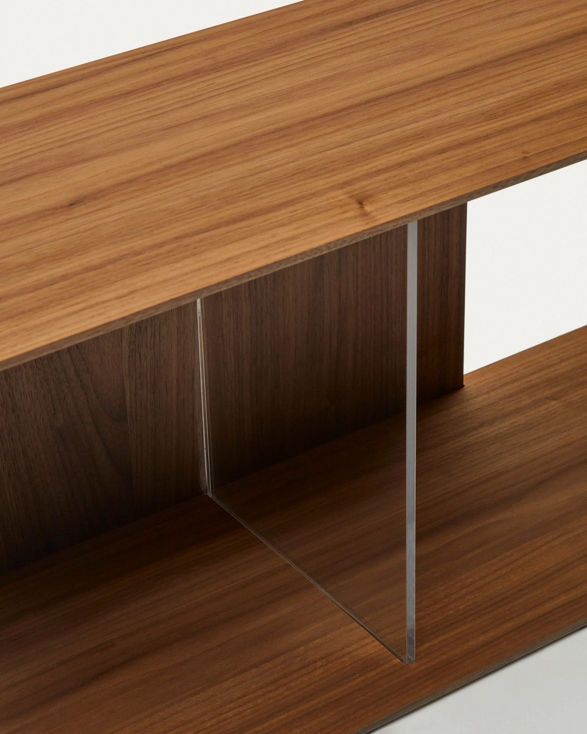 Kave Home - Set Litto van 6 modulaire planken in walnootfineer 101 x - Image 3