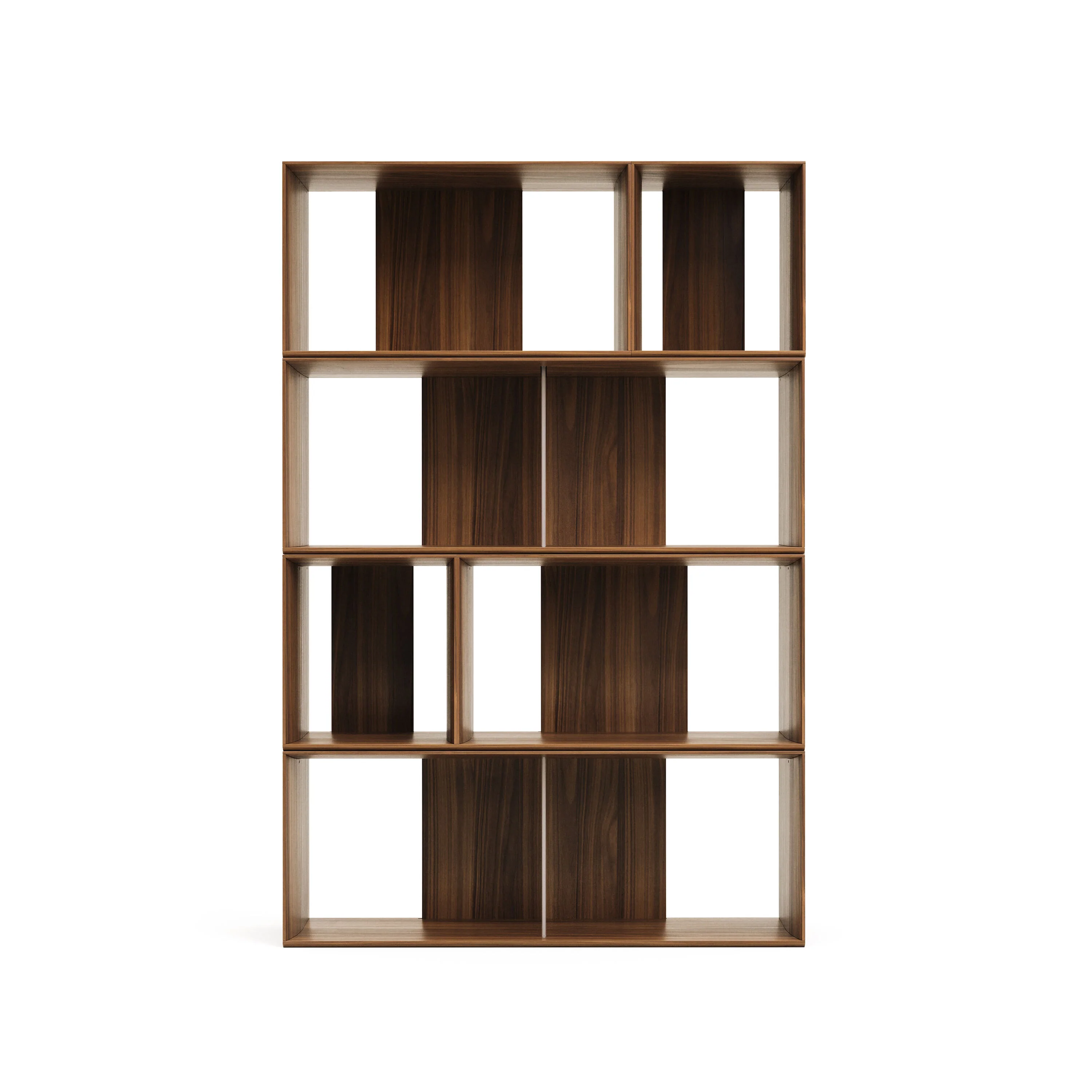 Kave Home - Set Litto van 6 modulaire planken in walnootfineer 101 x - Image 4