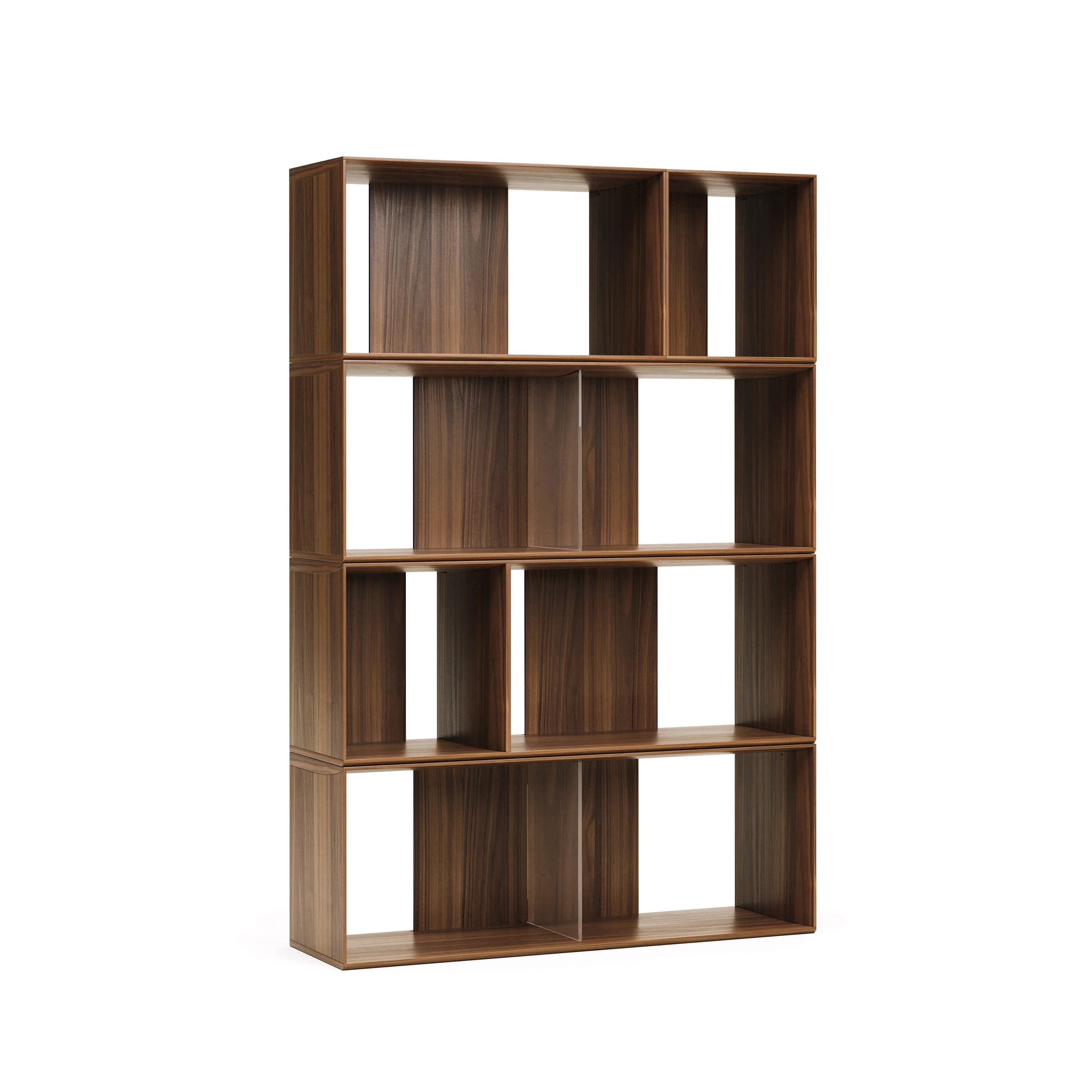 Kave Home - Set Litto van 6 modulaire planken in walnootfineer 101 x - Image 6