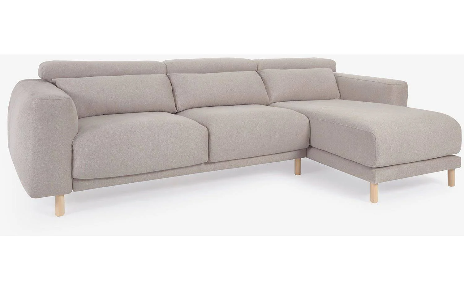 Kave Home - Singa 3-zitsbank met chaise longue rechts, verstelbare - Image 2