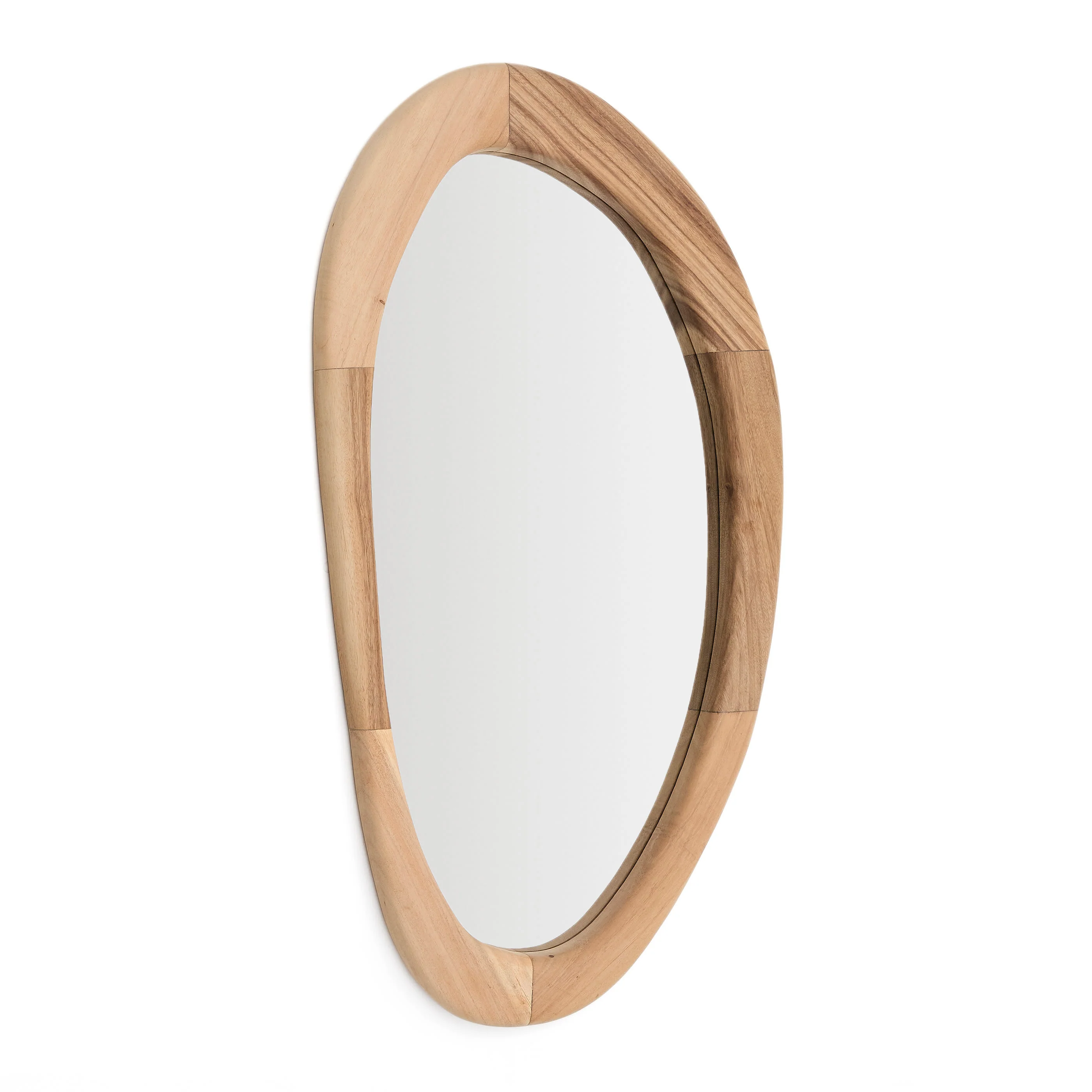 Kave Home - Spiegel Selem van mungur hout met natuurlijke afwerking 60 - Image 3