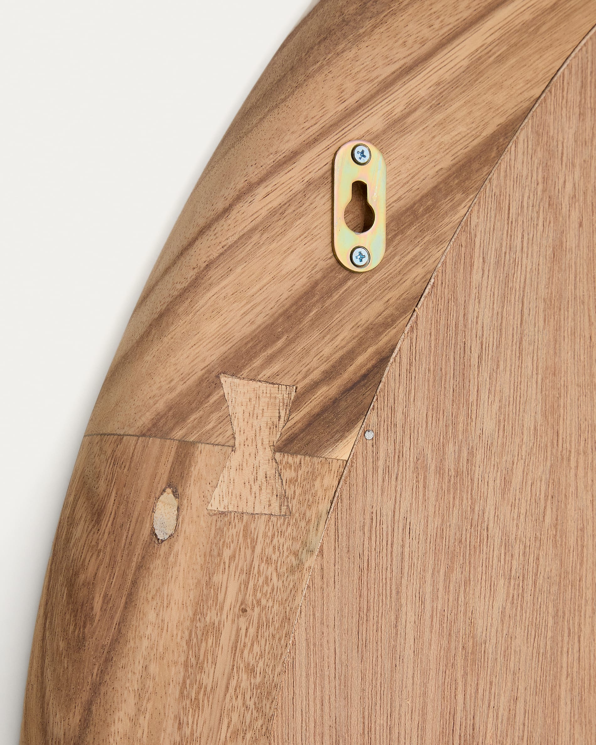 Kave Home - Spiegel Selem van mungur hout met natuurlijke afwerking 60 - Image 6