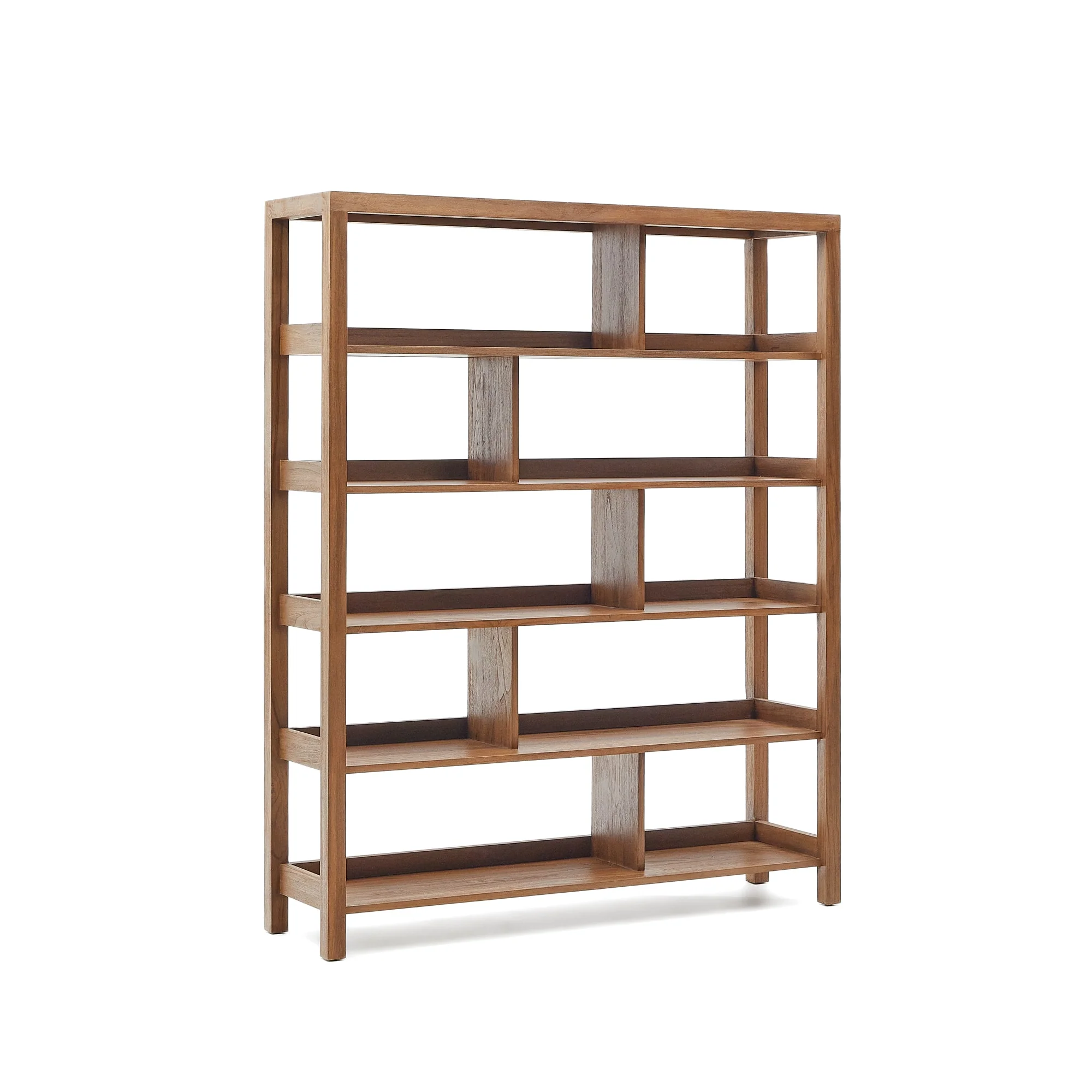 Kave Home - Stellingkast Sashi van massief teakhout 150 x 185 cm - Image 3