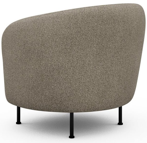 Kragelund Gran Fauteuil Beige Bouclé Cirkel-Poot - Image 5