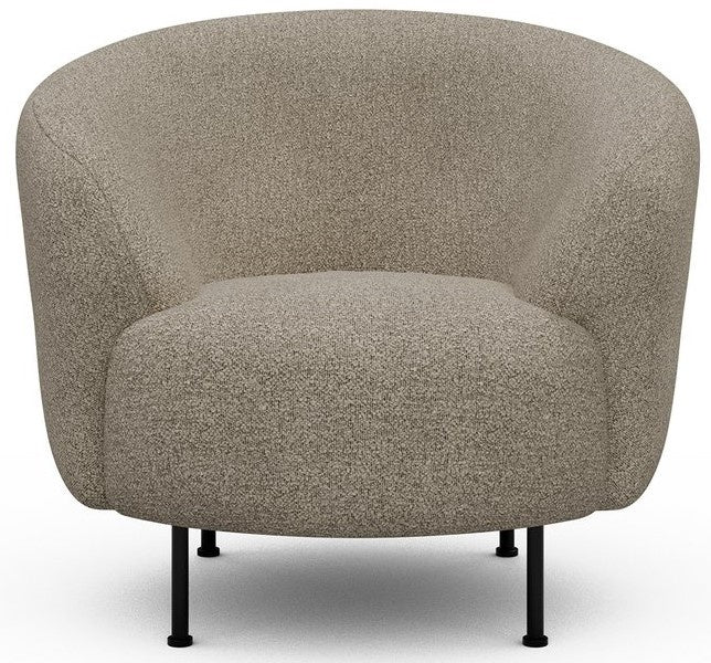Kragelund Gran Fauteuil Beige Bouclé Cirkel-Poot - Image 7