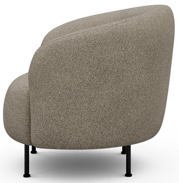 Kragelund Gran Fauteuil Beige Bouclé Cirkel-Poot - Image 9