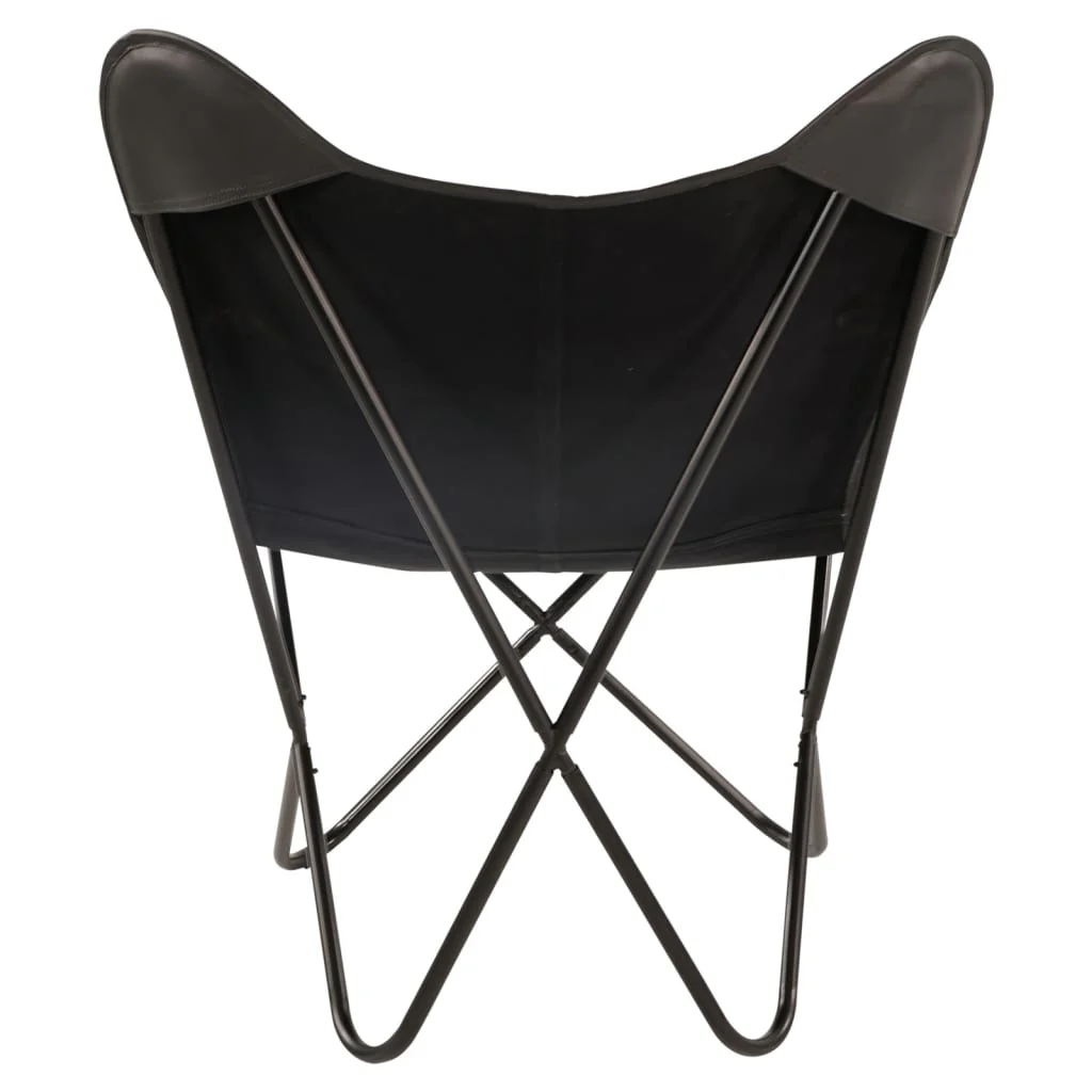 Lesli Living Vlinderstoel Buffalo 75x75x87 cm zwart - Image 5