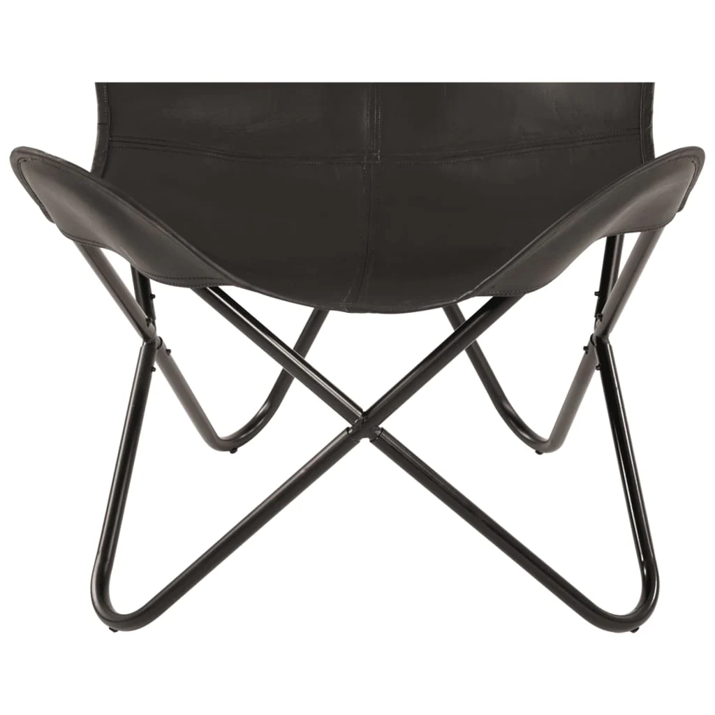 Lesli Living Vlinderstoel Buffalo 75x75x87 cm zwart - Image 6
