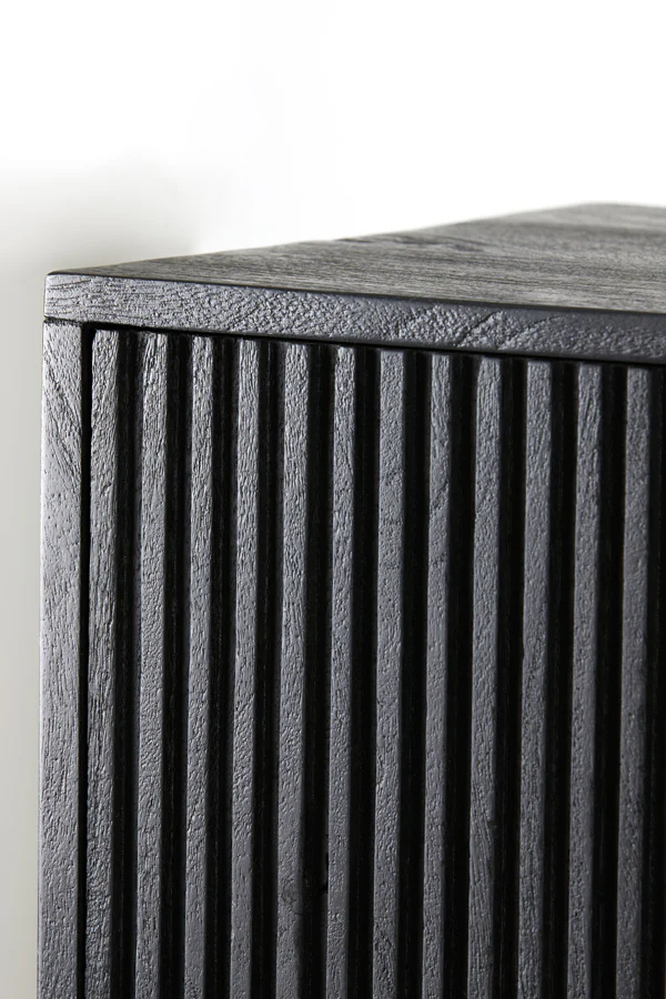 Light & Living - Abage wandkast 150x40x80 cm hout zwart - Image 3